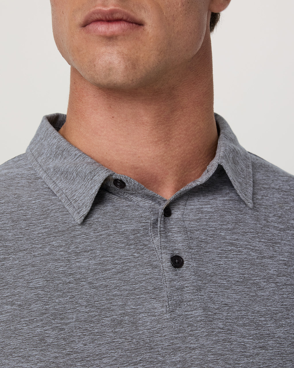 Strato Tech Polo | Heather Grey