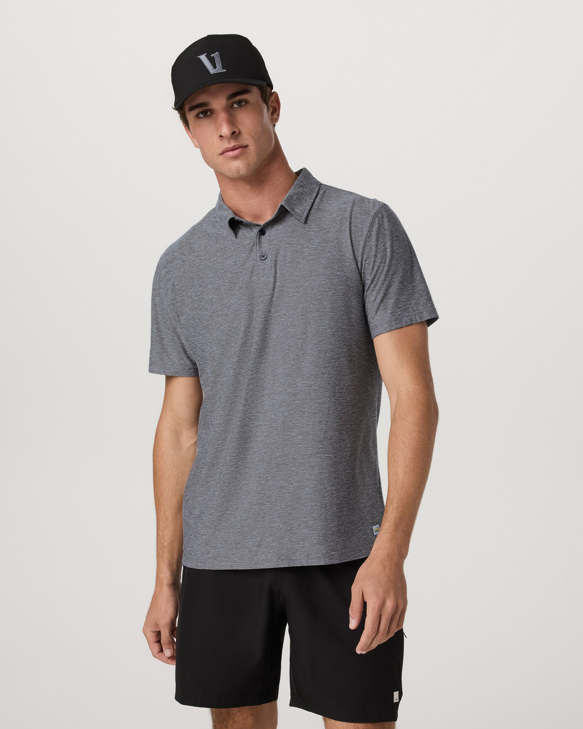 Strato Tech Polo | Heather Grey