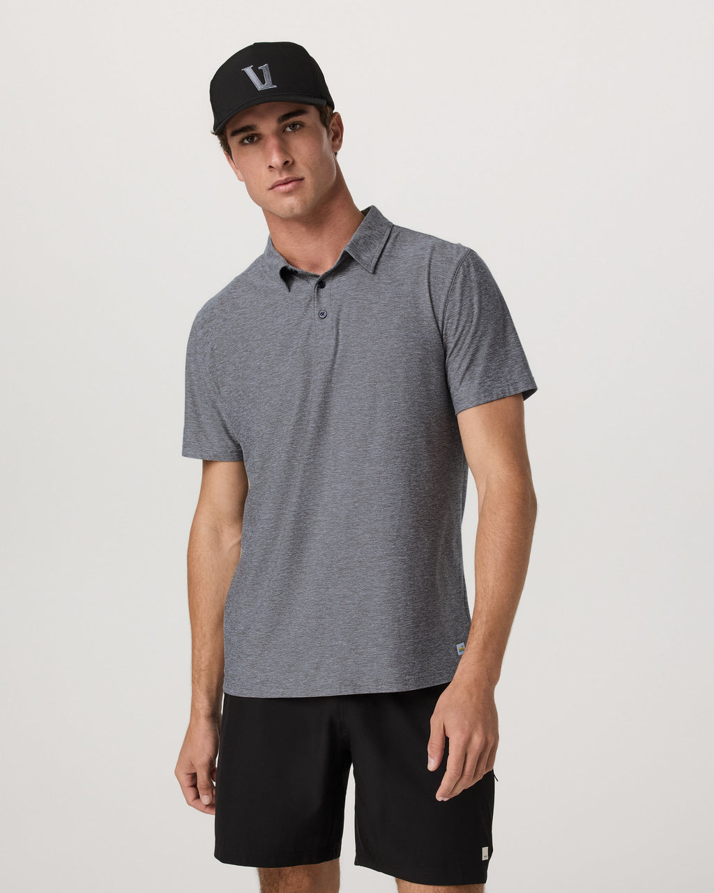 Strato Tech Polo | Heather Grey