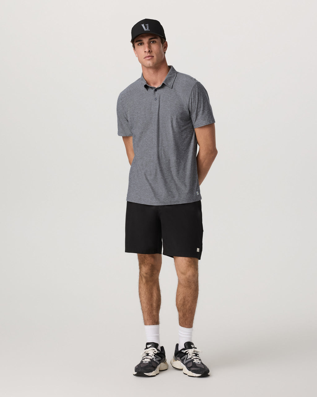 Strato Tech Polo | Heather Grey