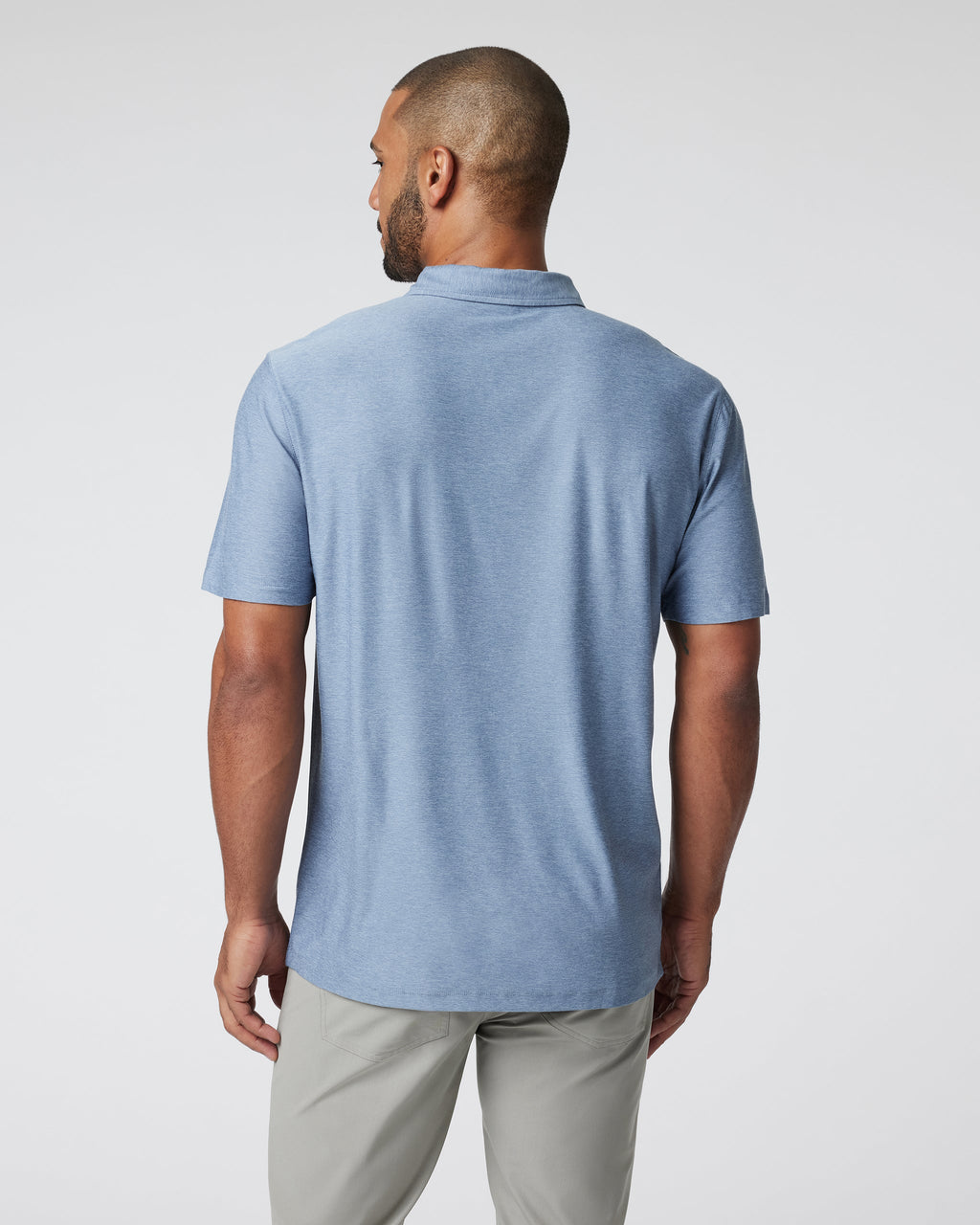 Strato Tech Polo | Chambray Heather