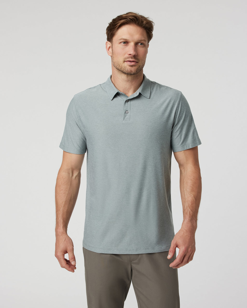 Strato Tech Polo | Vintage Pistachio Heather