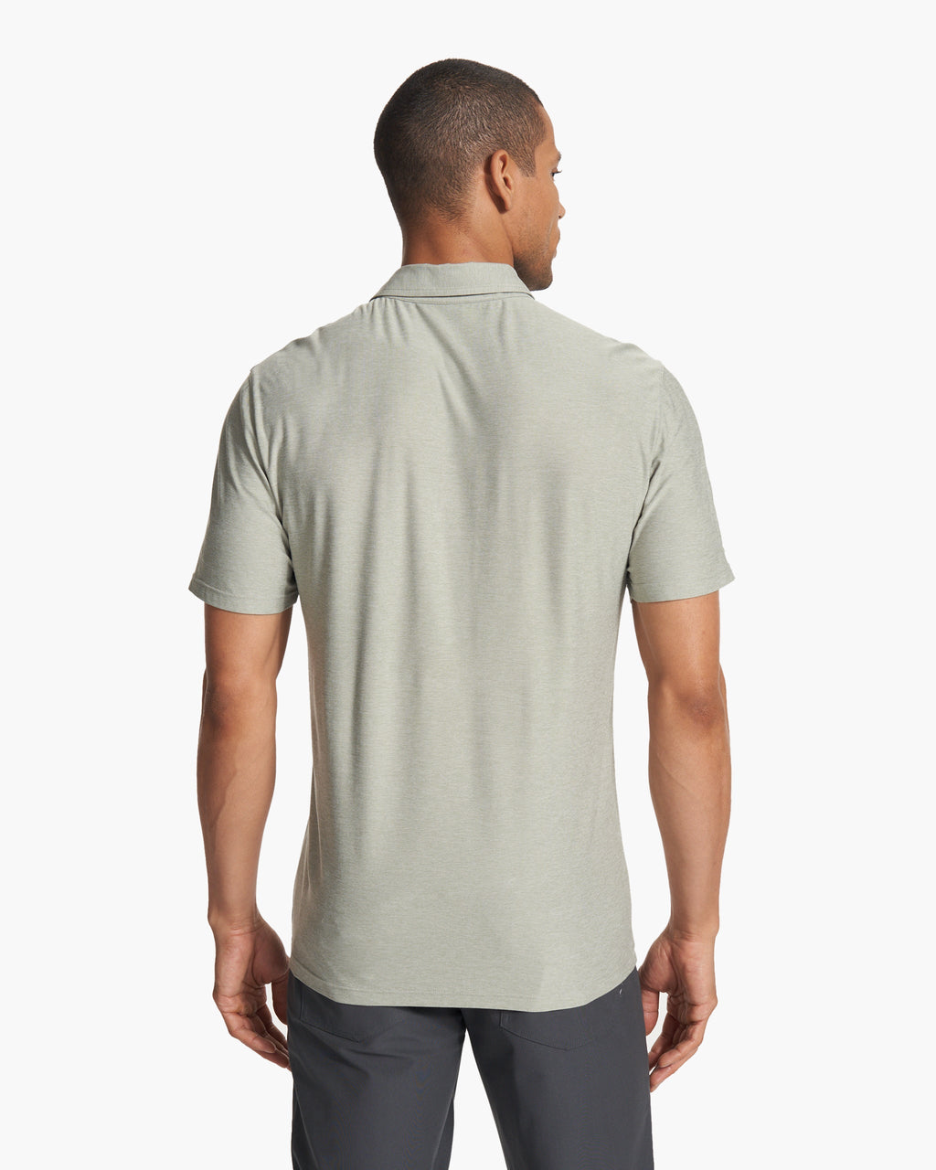 Strato Tech Polo | White Sage Heather
