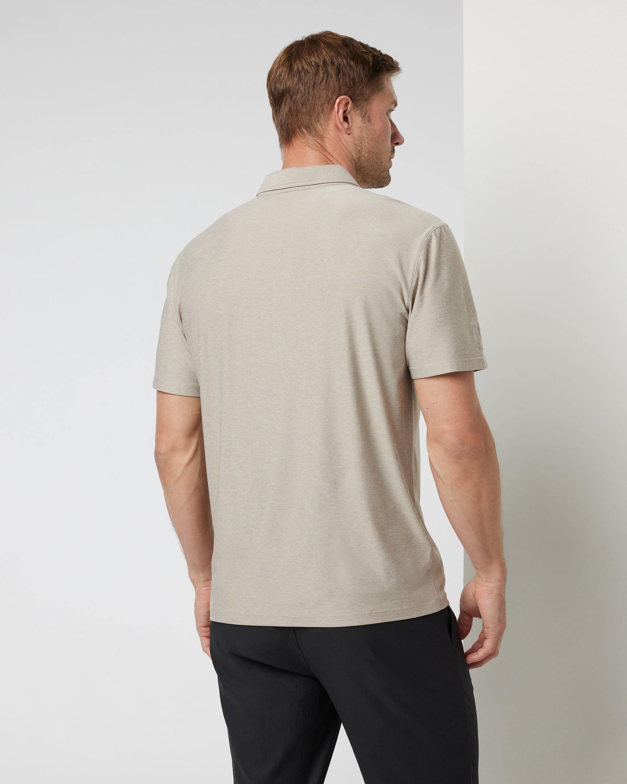 Strato Tech Polo | Toast Heather