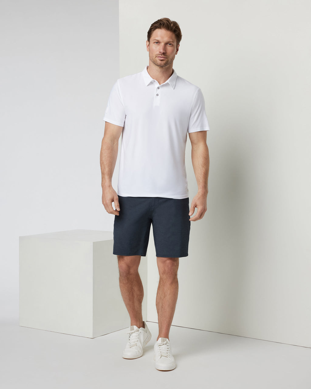 Strato Tech Polo | White