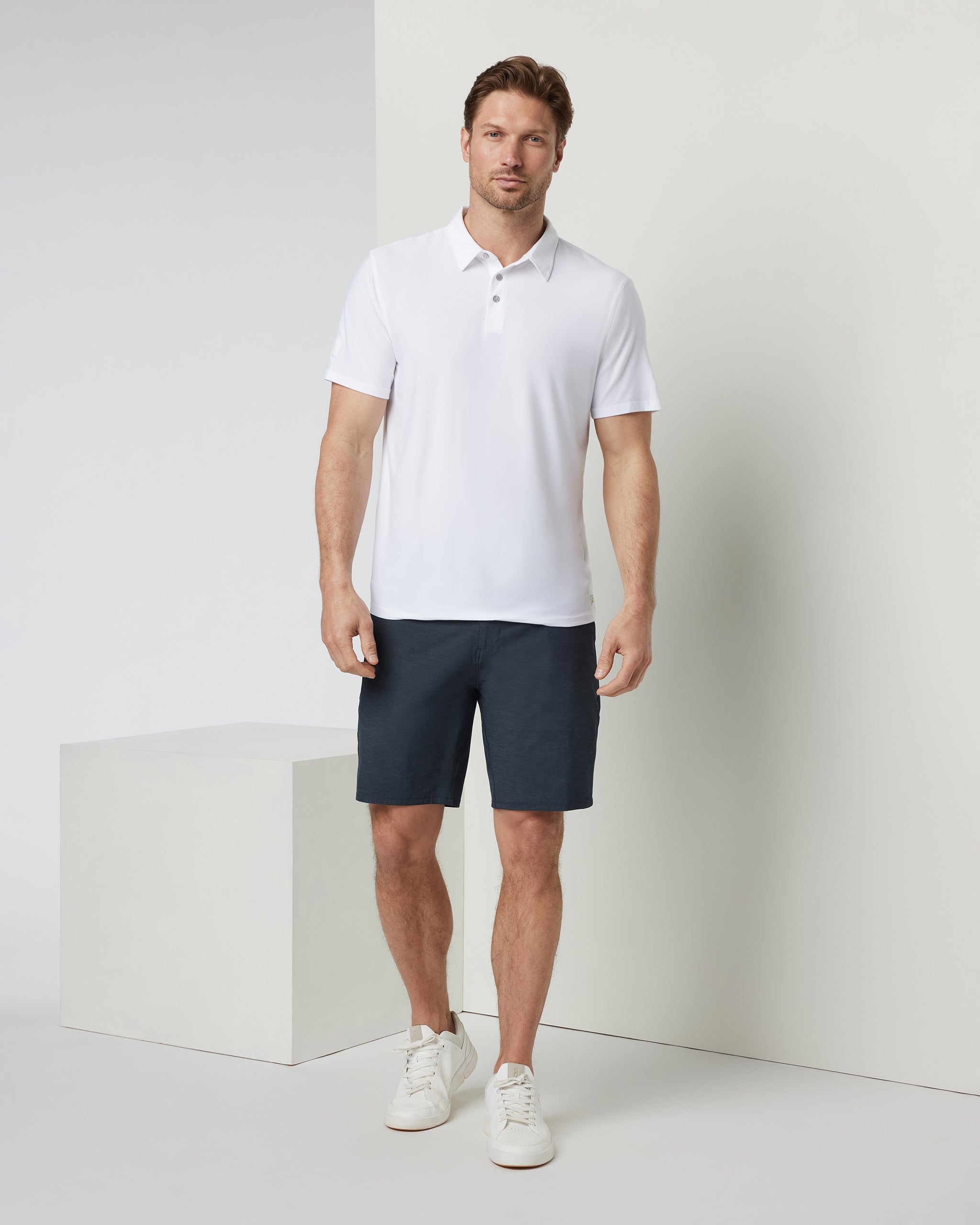 Strato Tech Polo | White