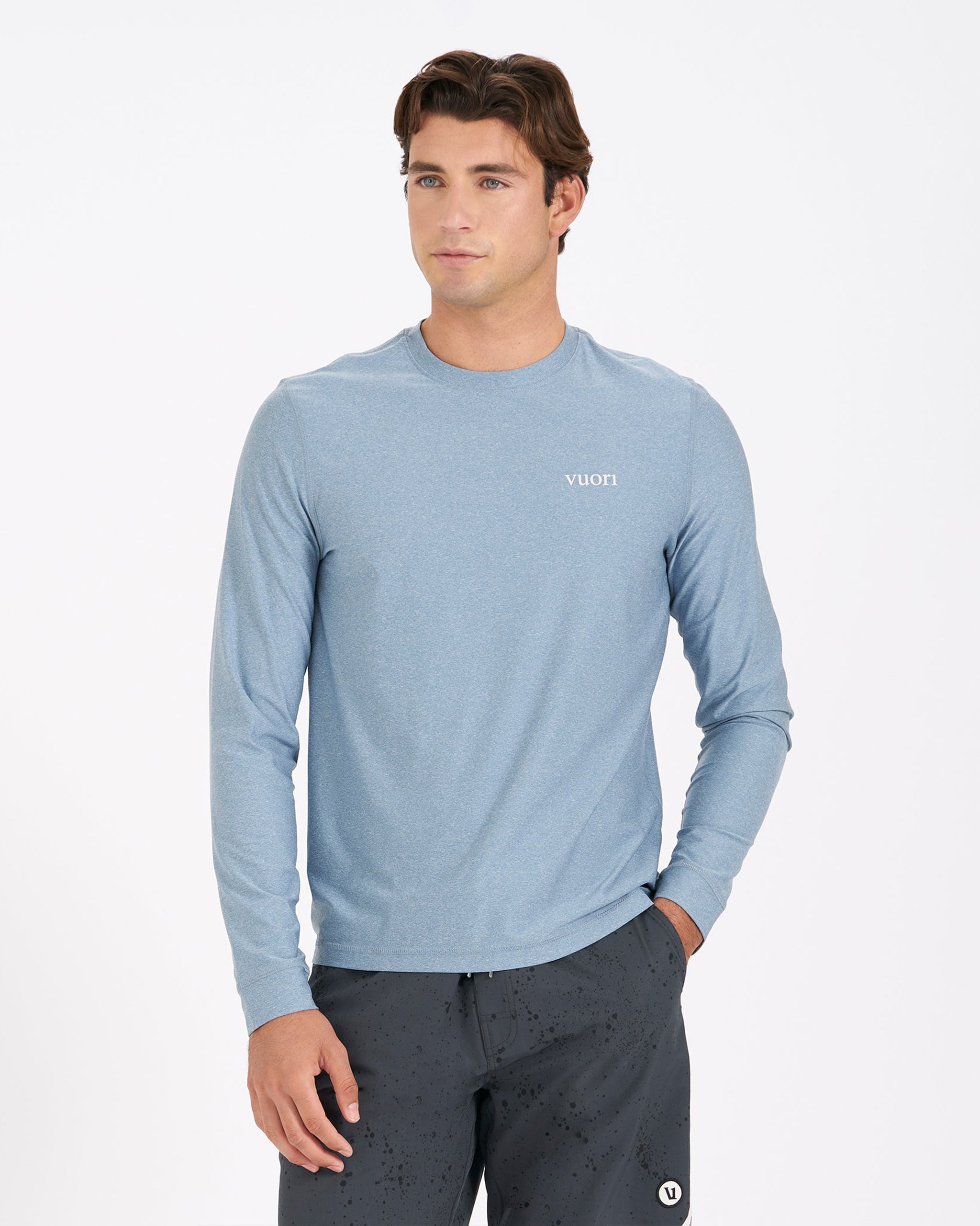 Long-Sleeve Uluwatu 2.0 Water Tee | Cloud Heather