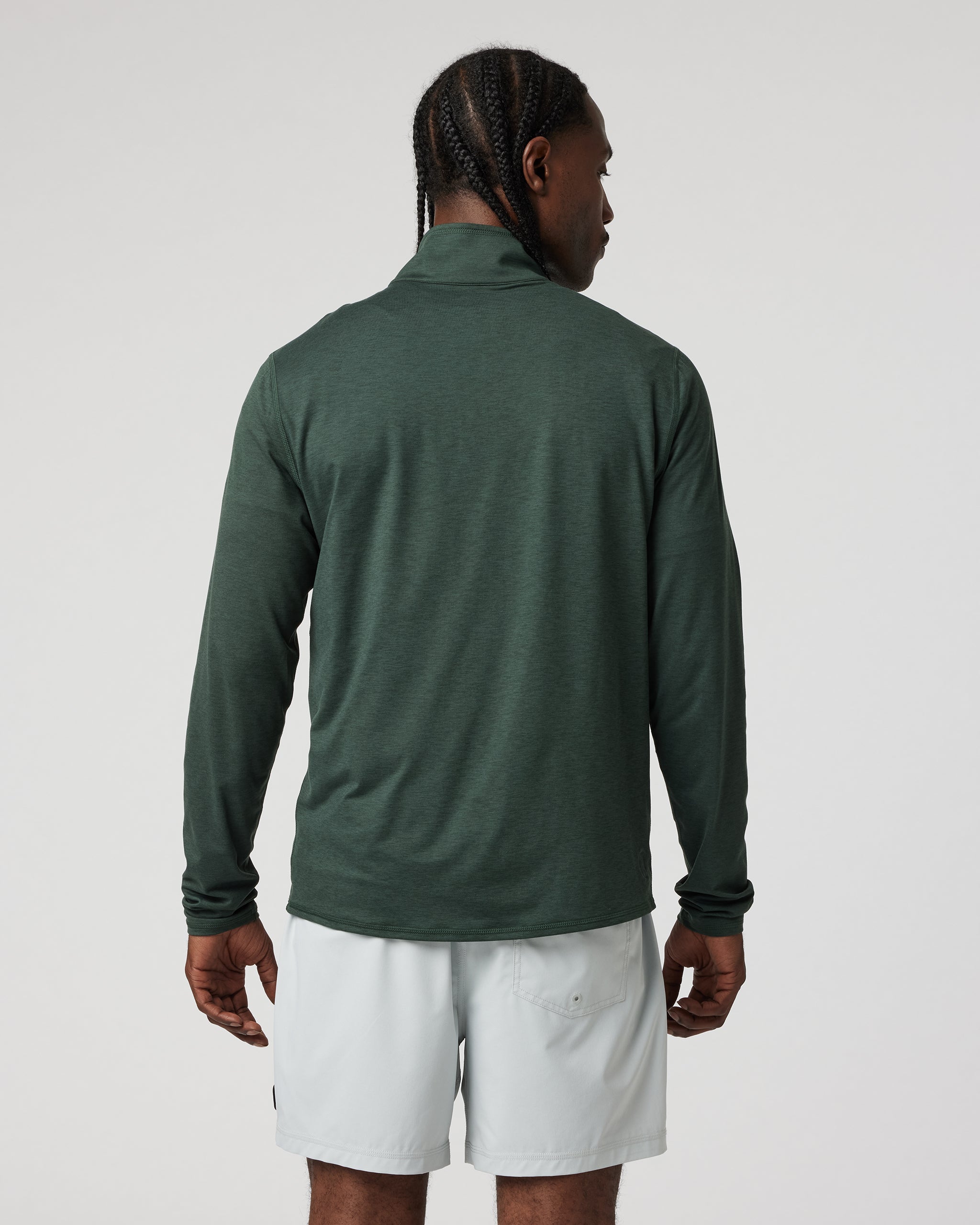 Ease Performance Half Zip 2.0 | Aspen Heather