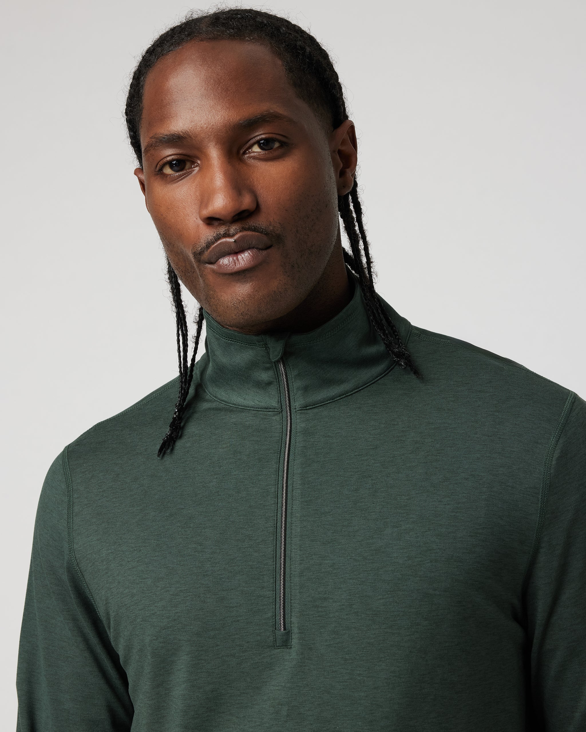 Ease Performance Half Zip 2.0 | Aspen Heather