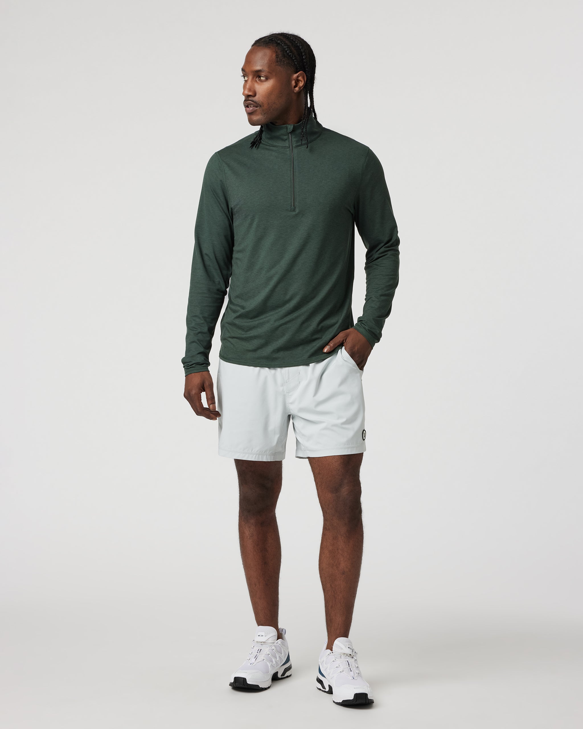 Ease Performance Half Zip 2.0 | Aspen Heather