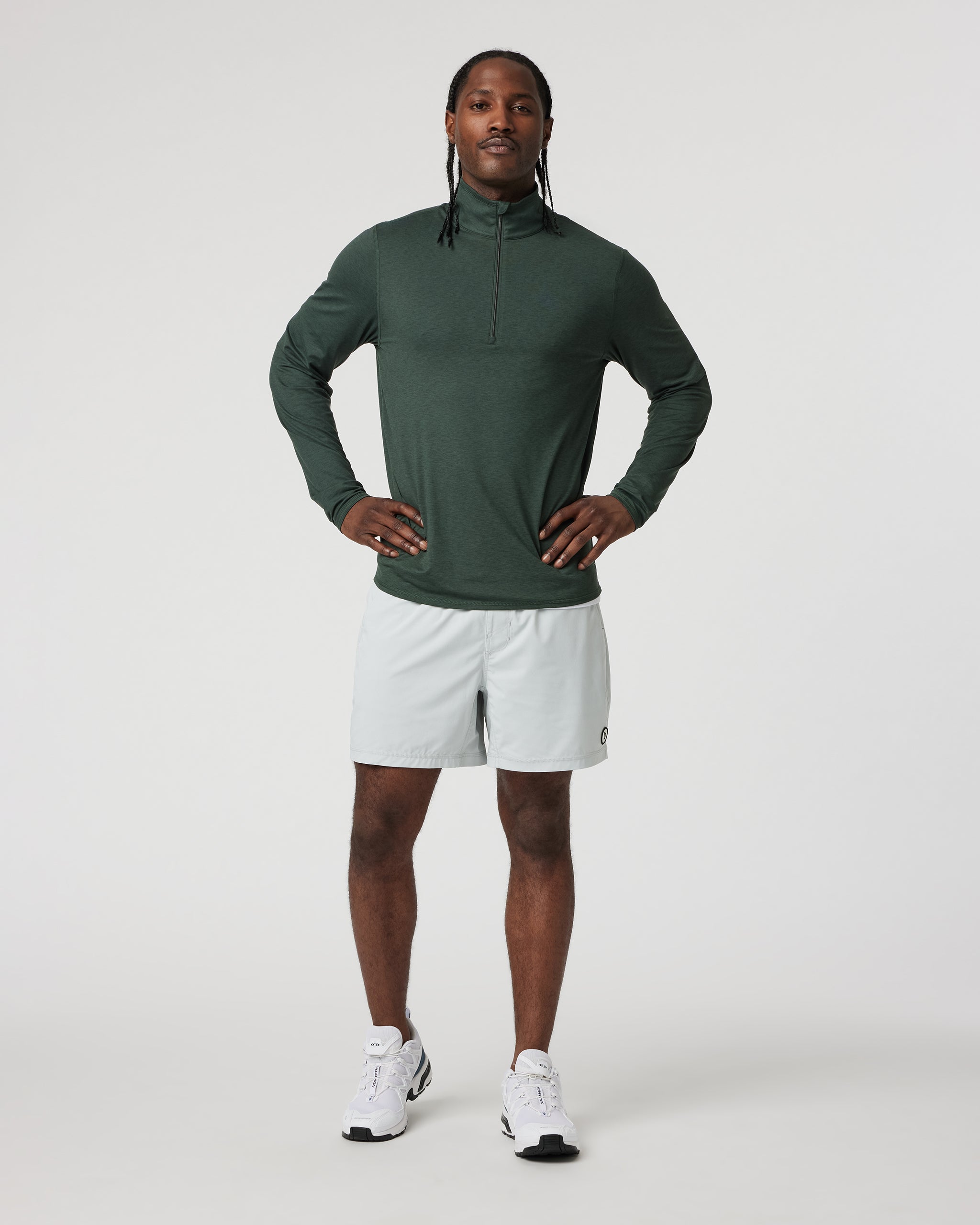 Ease Performance Half Zip 2.0 | Aspen Heather