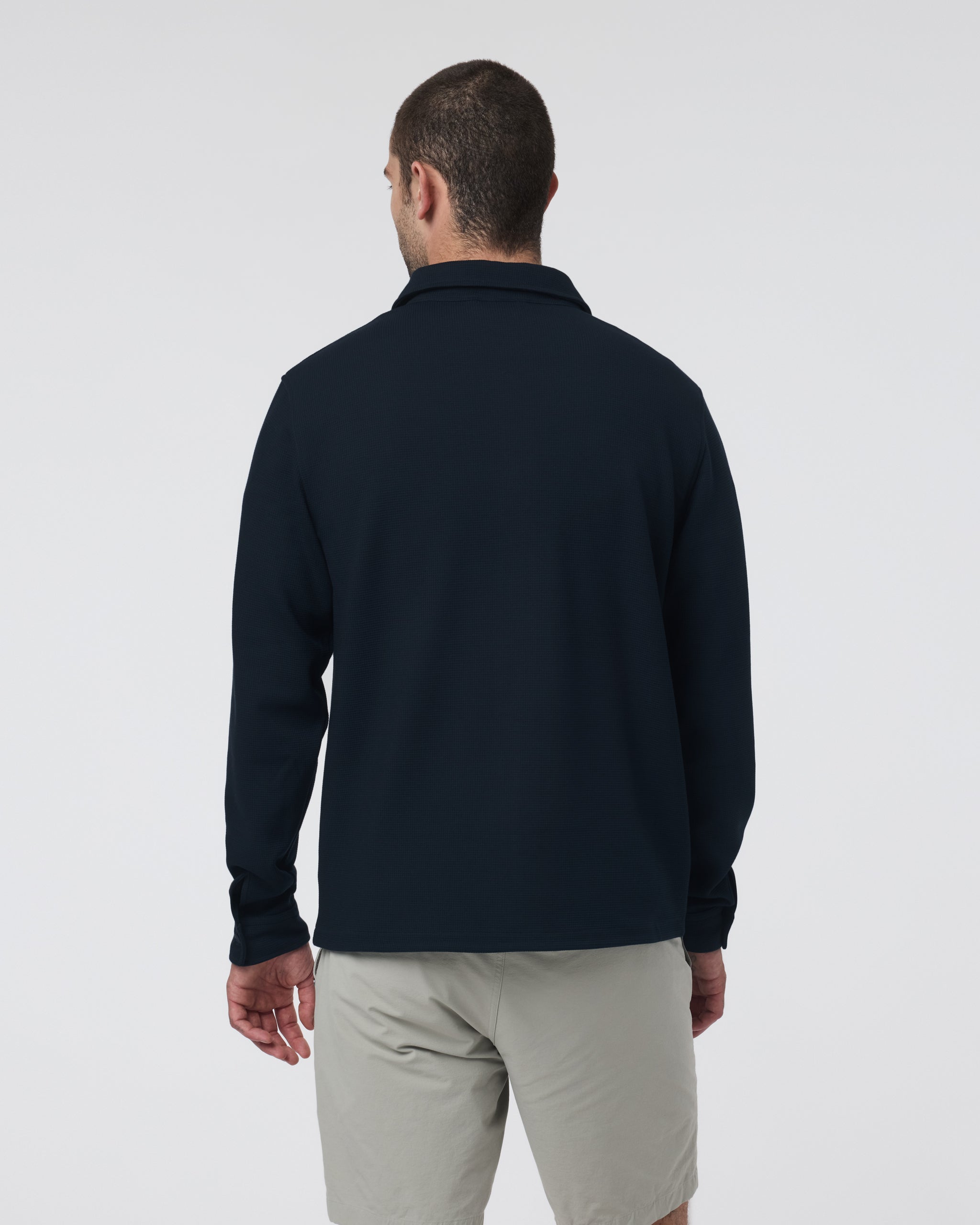 Waffle Shirt Jacket | Ink