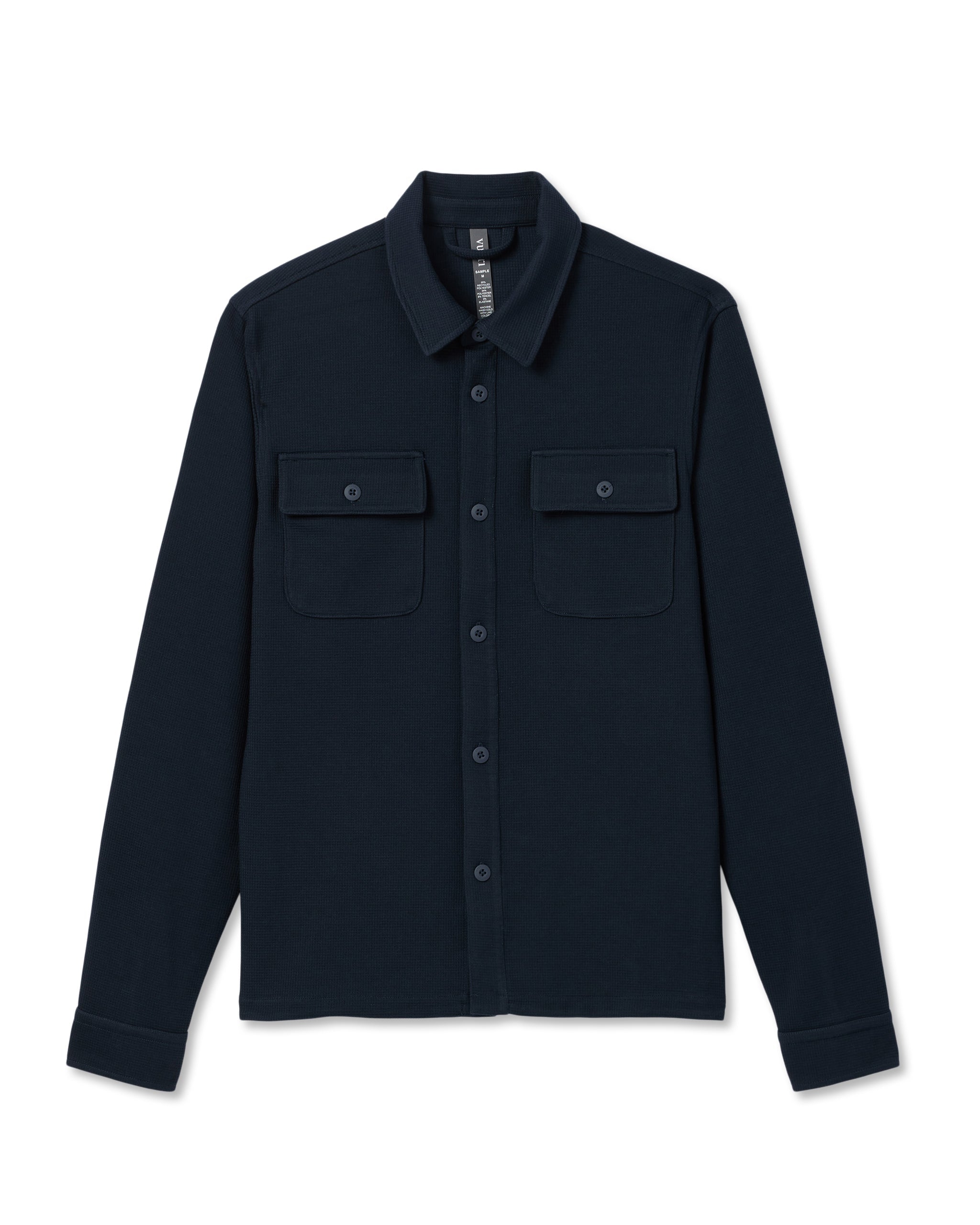 Waffle Shirt Jacket | Ink
