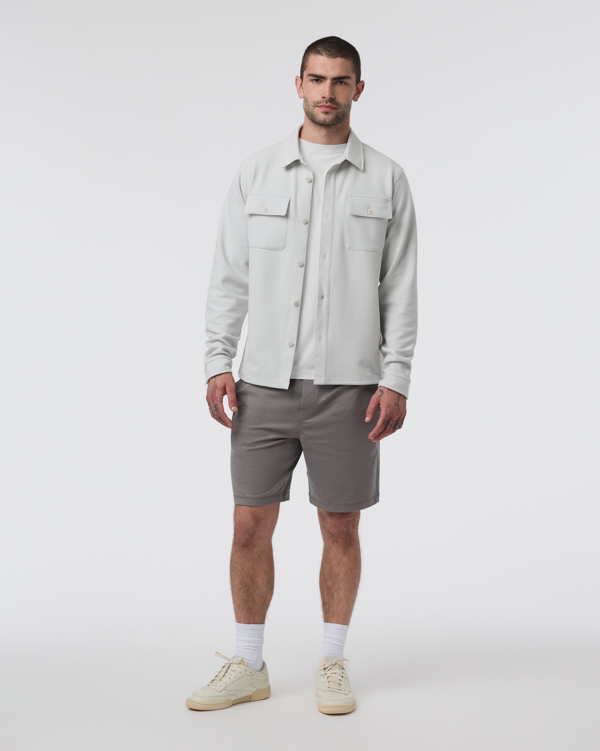 Waffle Shirt Jacket | Salt