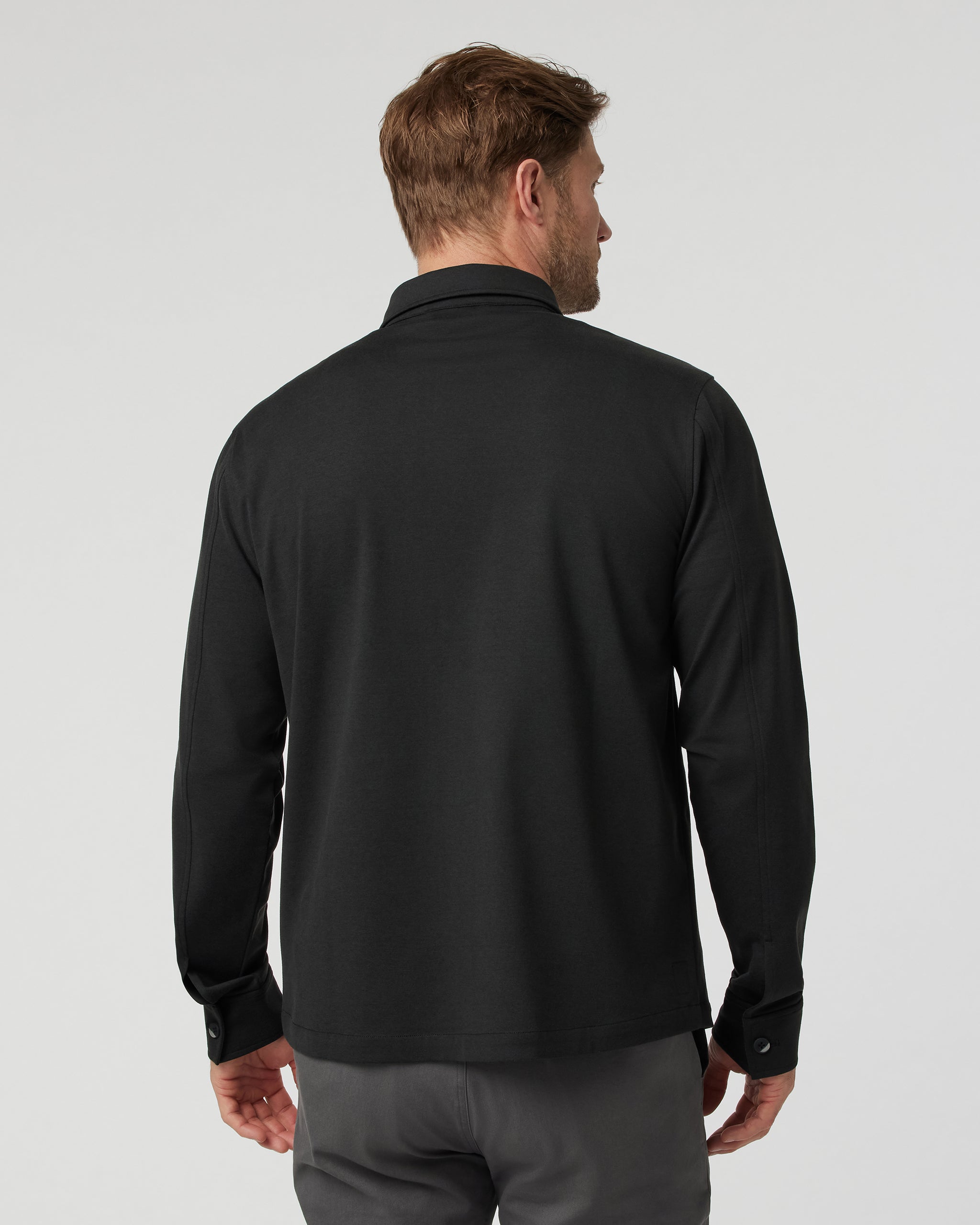 Coronado Shirt Jacket | Black Heather