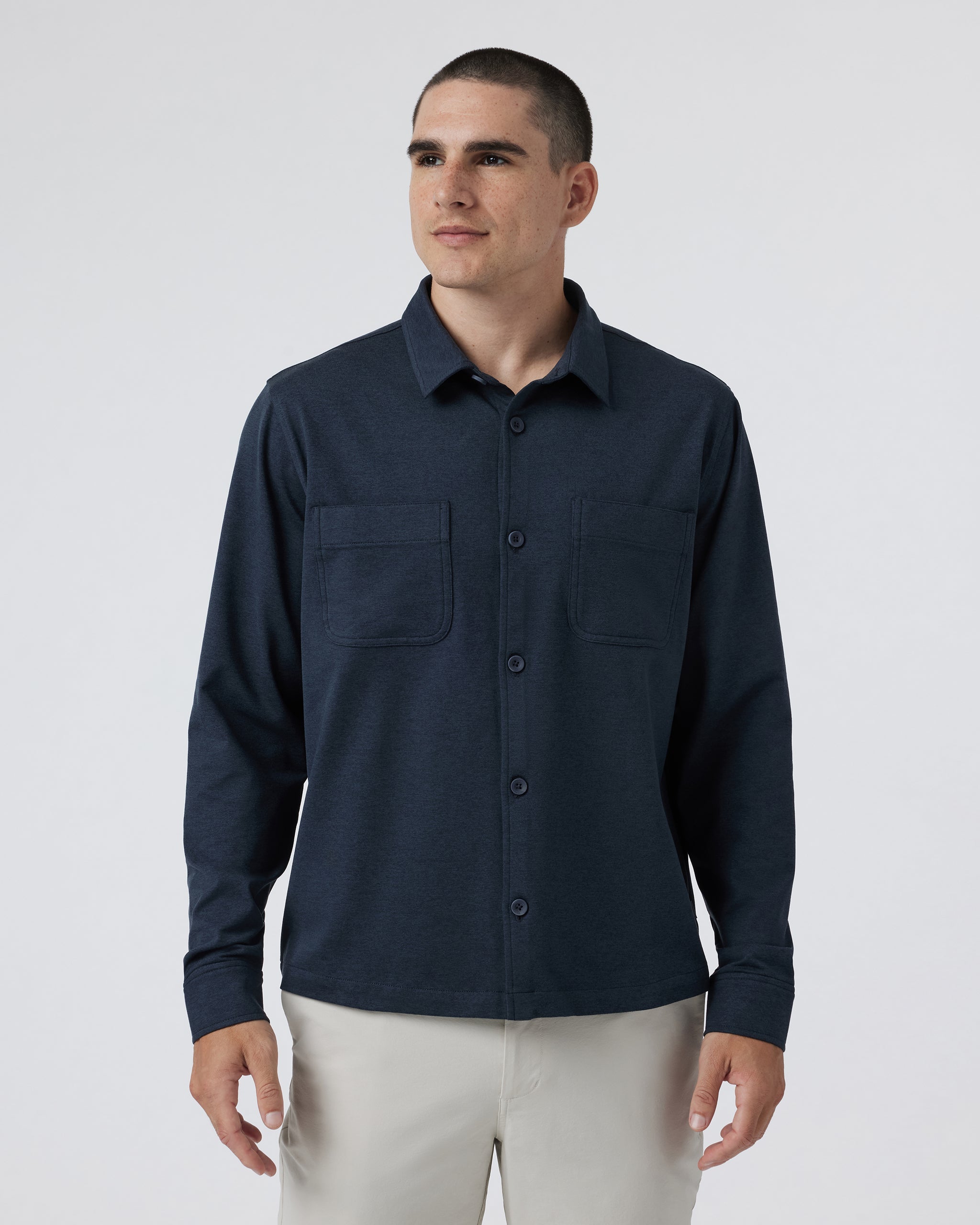 Coronado Shirt Jacket | Midnight Heather