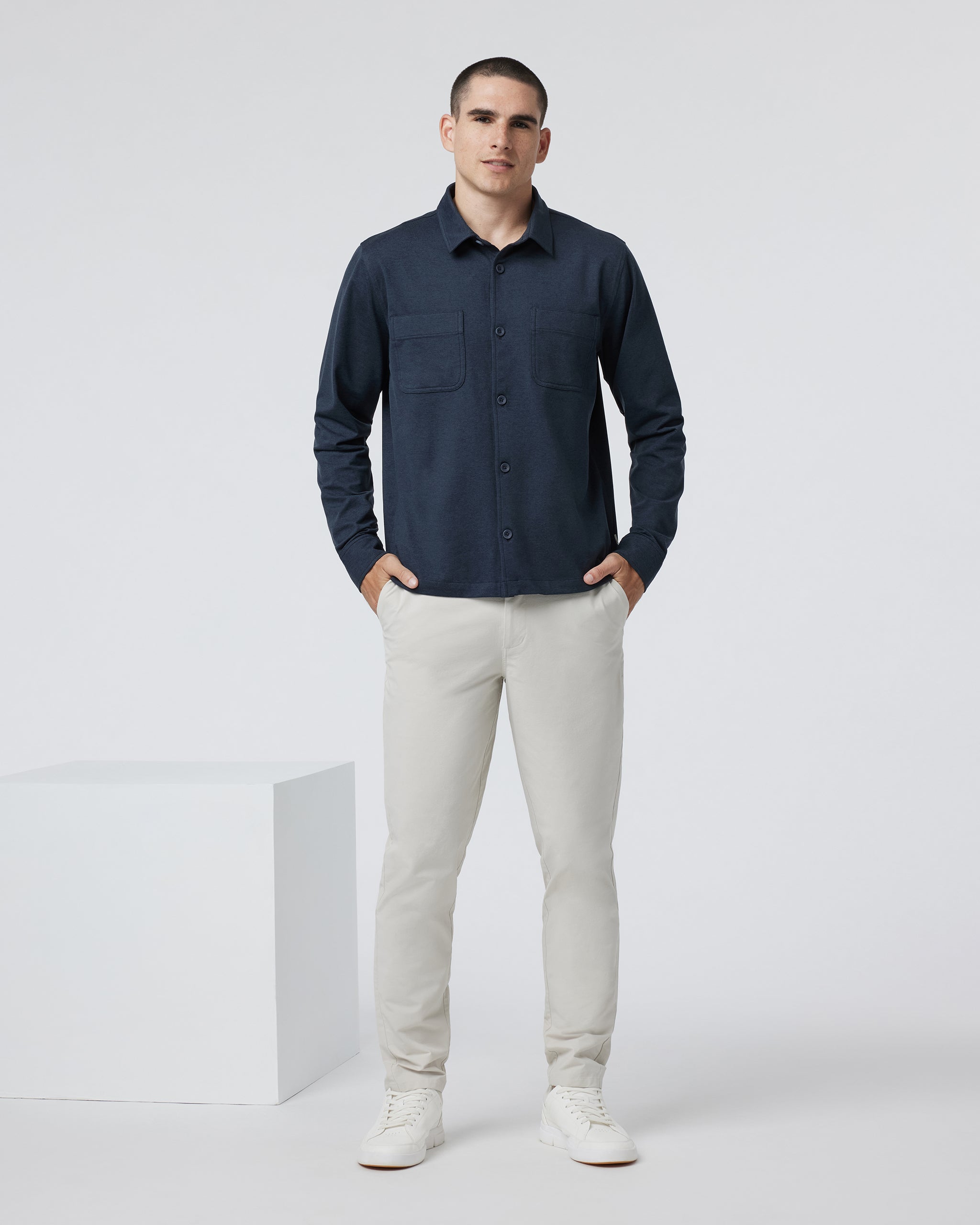 Coronado Shirt Jacket | Midnight Heather
