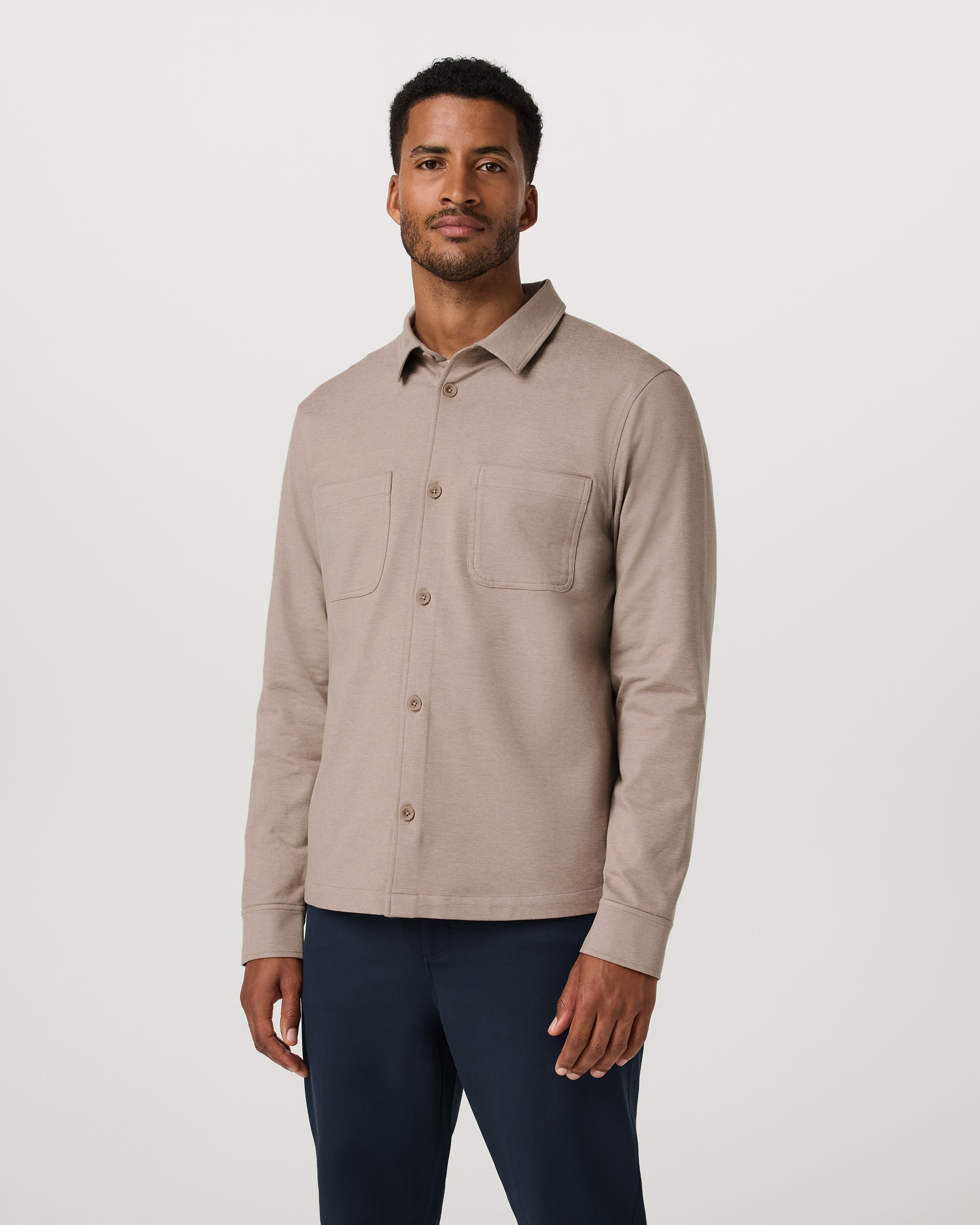 Coronado Shirt Jacket | Pumice Heather