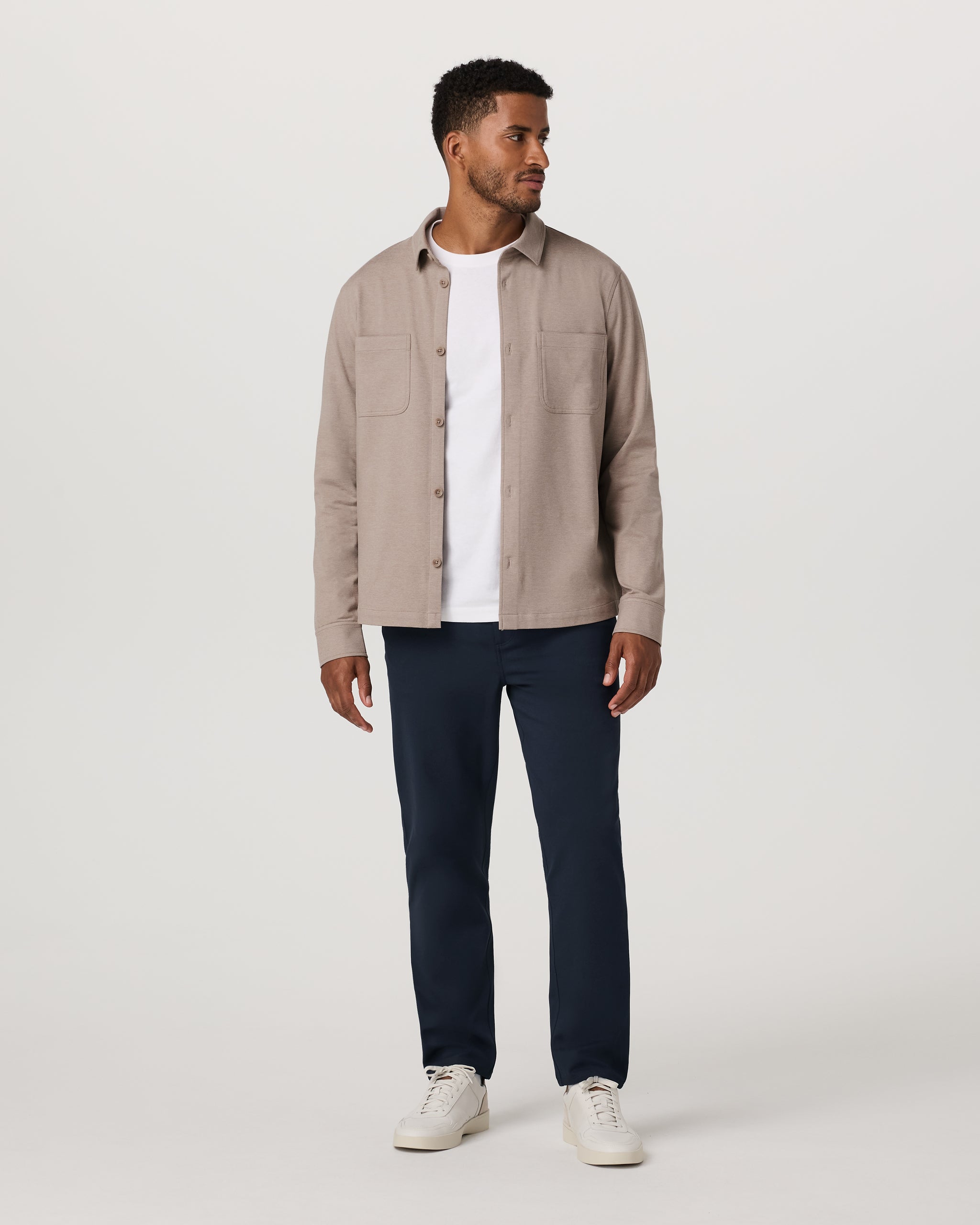 Coronado Shirt Jacket | Pumice Heather