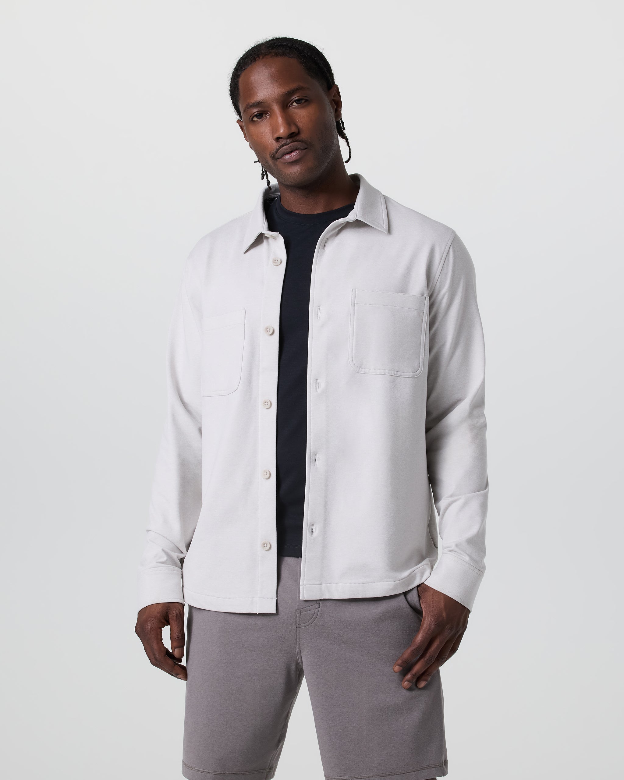 Coronado Shirt Jacket | Salt Heather
