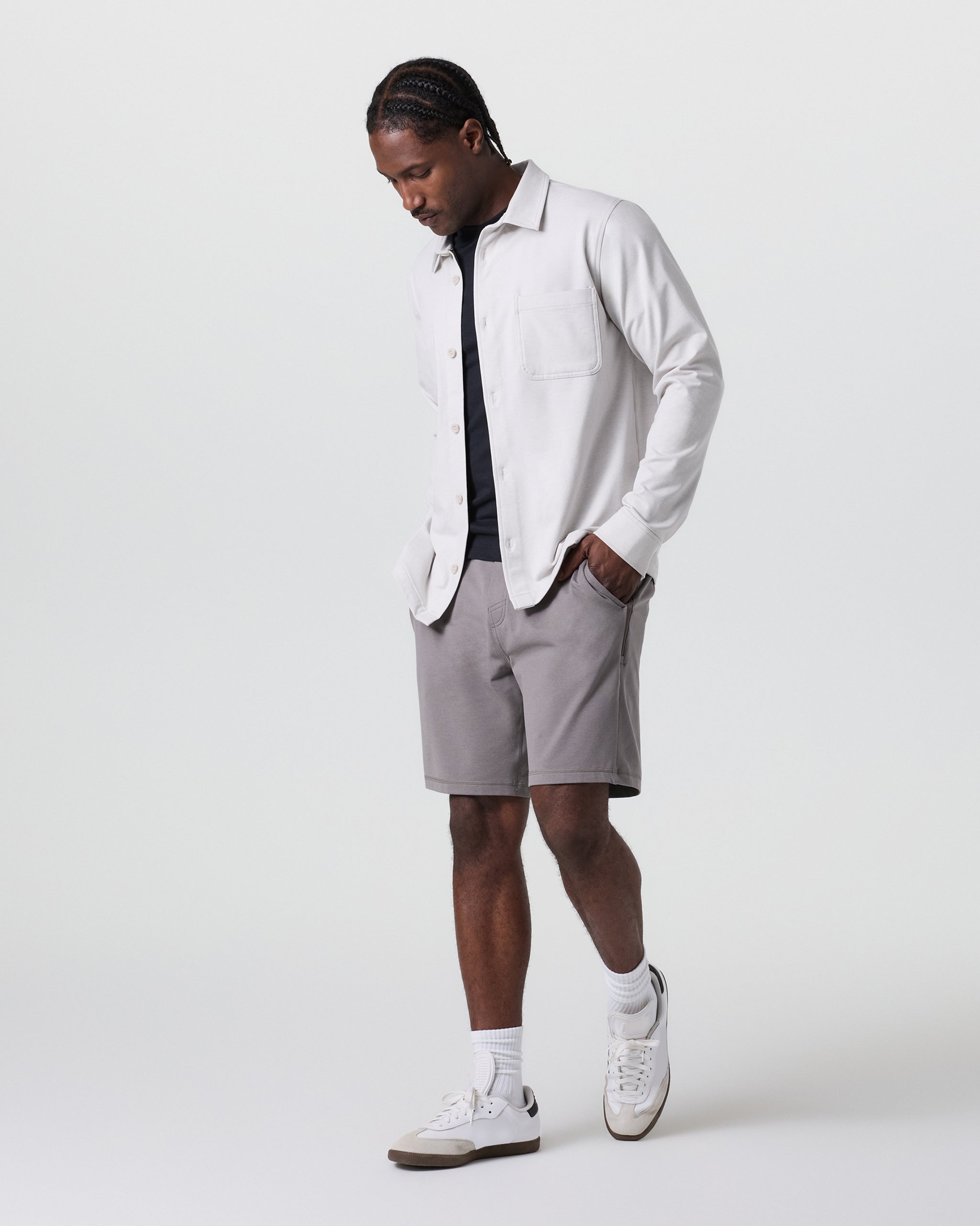 Coronado Shirt Jacket | Salt Heather