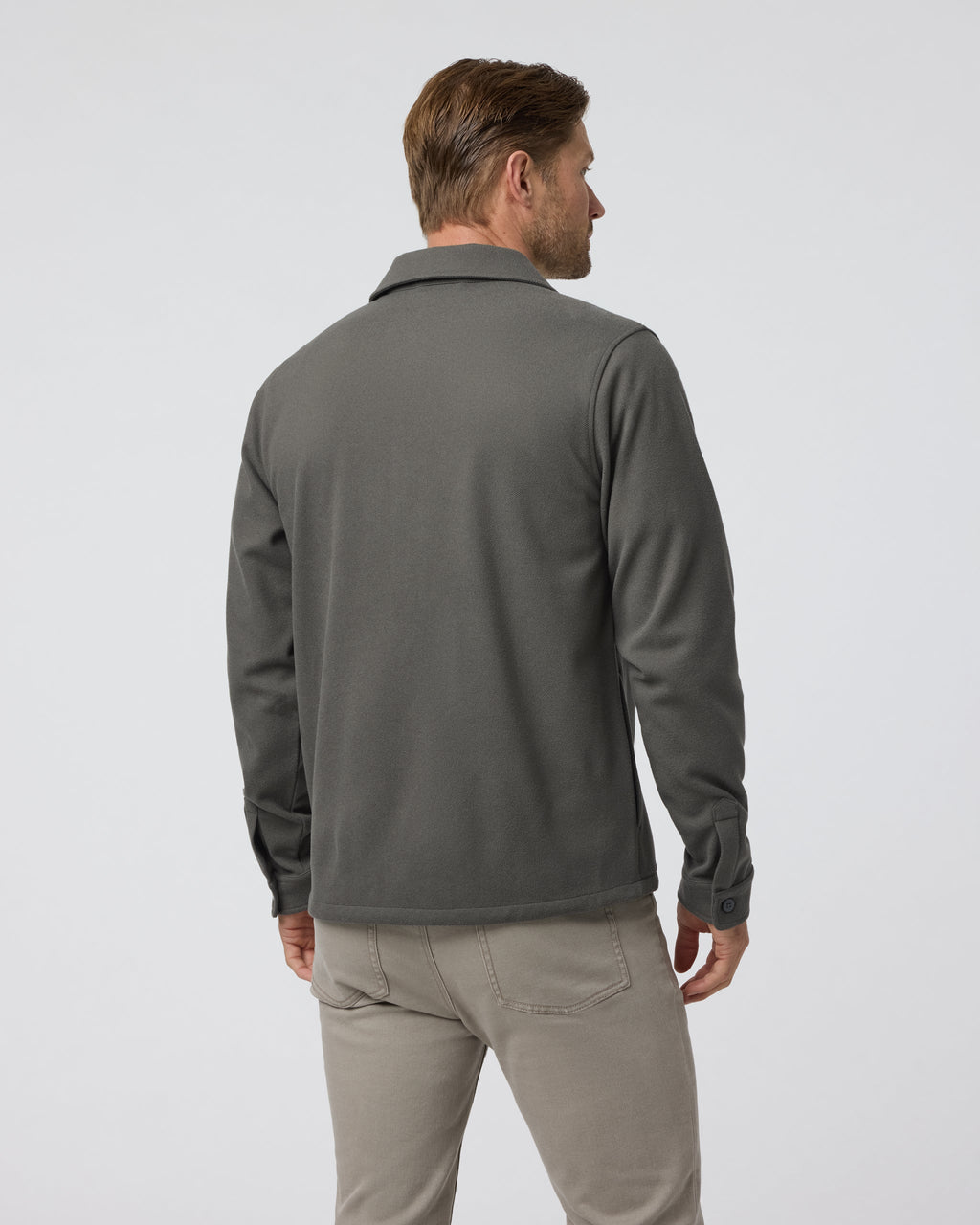 Beldon Shirt Jacket Knit Twill | Oregano
