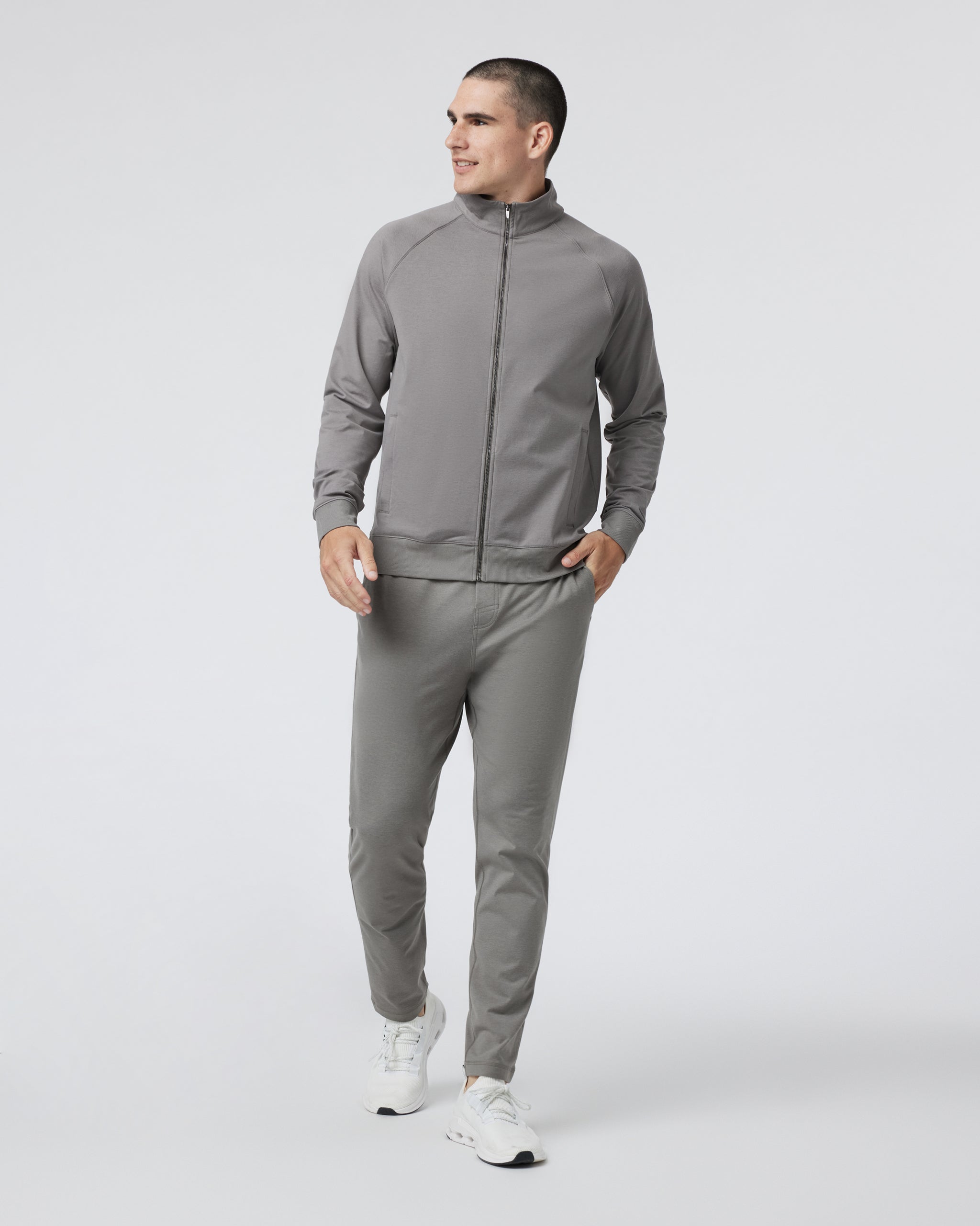 Coronado Novelty Full Zip | Dolomite Heather