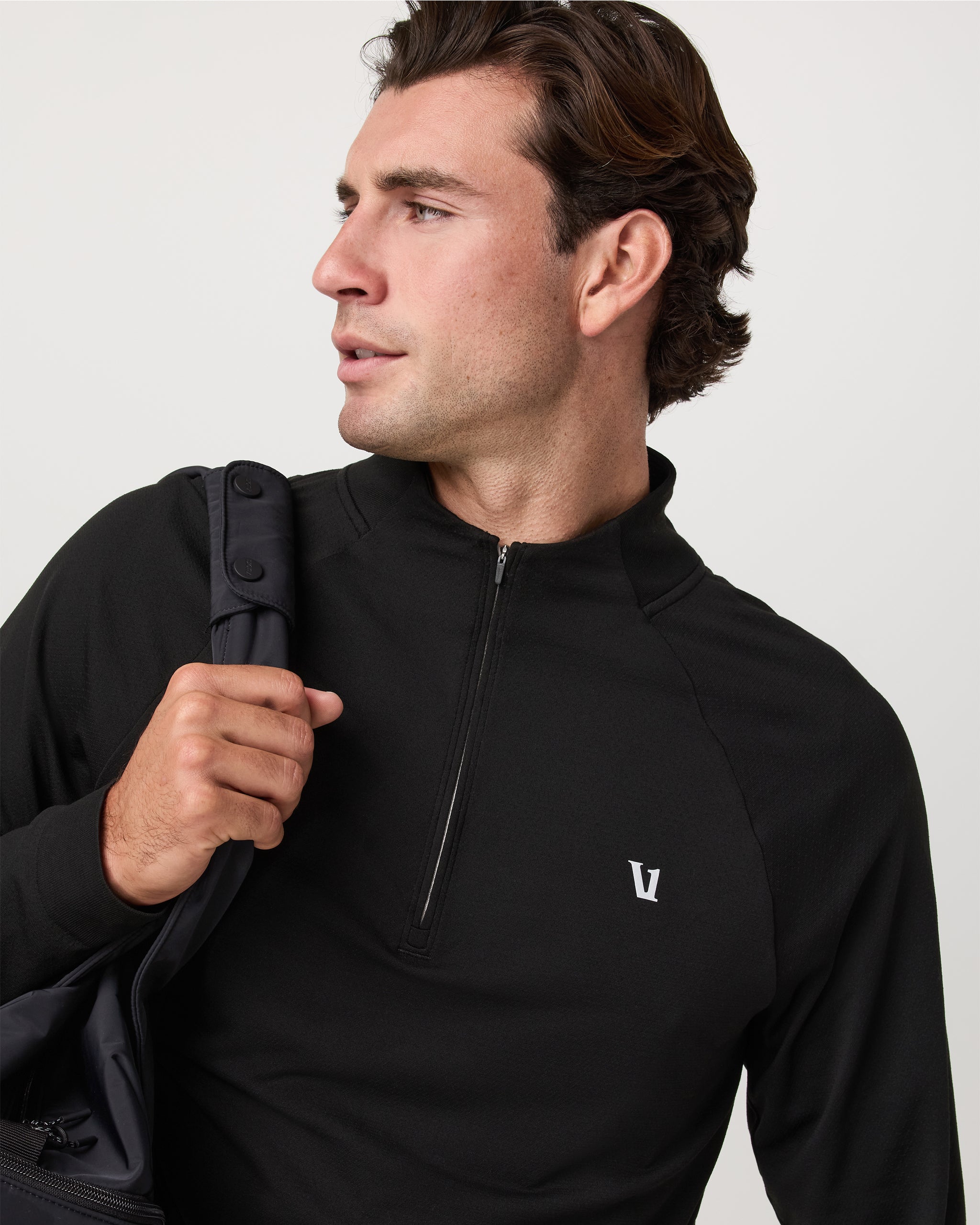 Clearview Seamless 1/4 Zip | Black