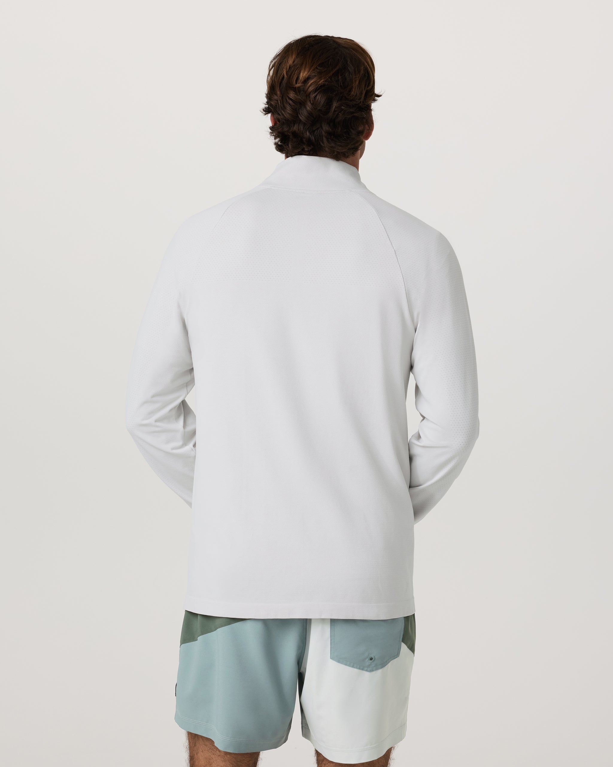 Clearview Seamless 1/4 Zip | Frost Grey