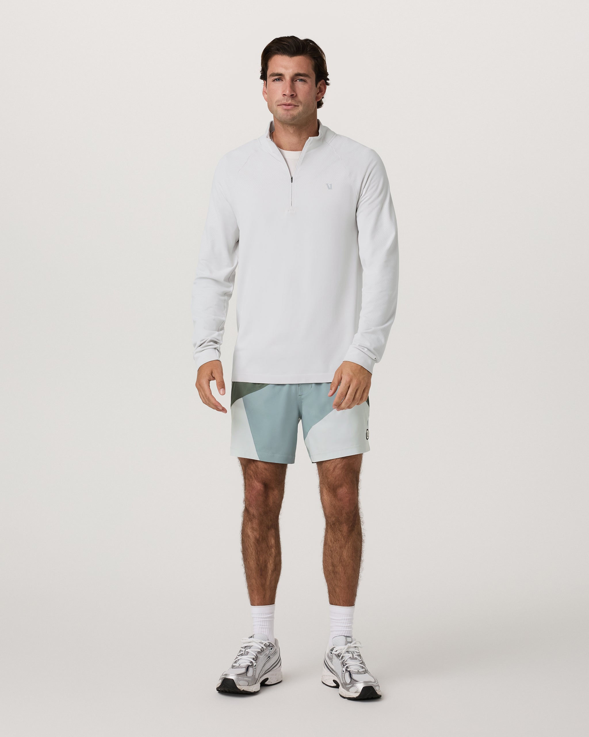 Clearview Seamless 1/4 Zip | Frost Grey
