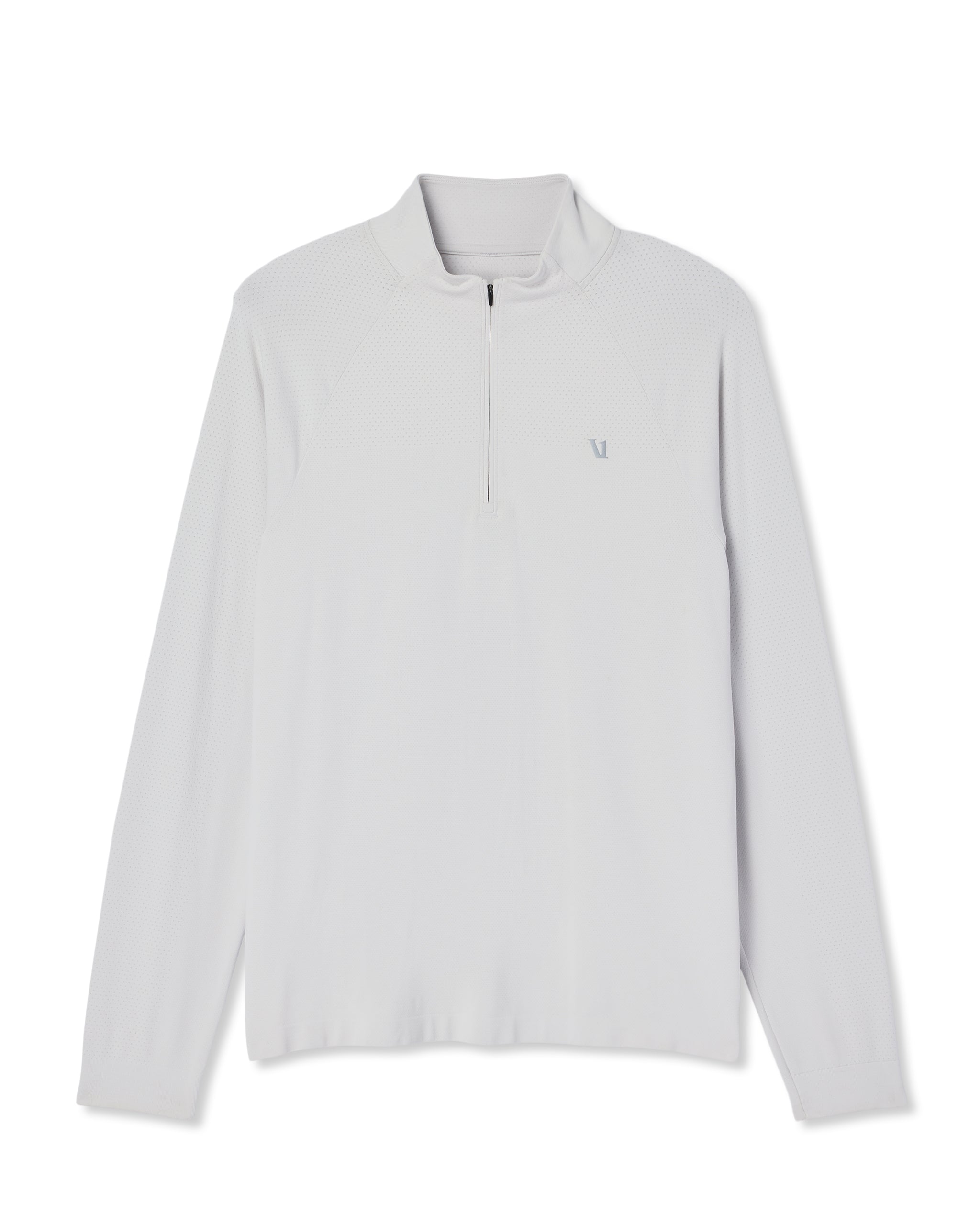 Clearview Seamless 1/4 Zip | Frost Grey