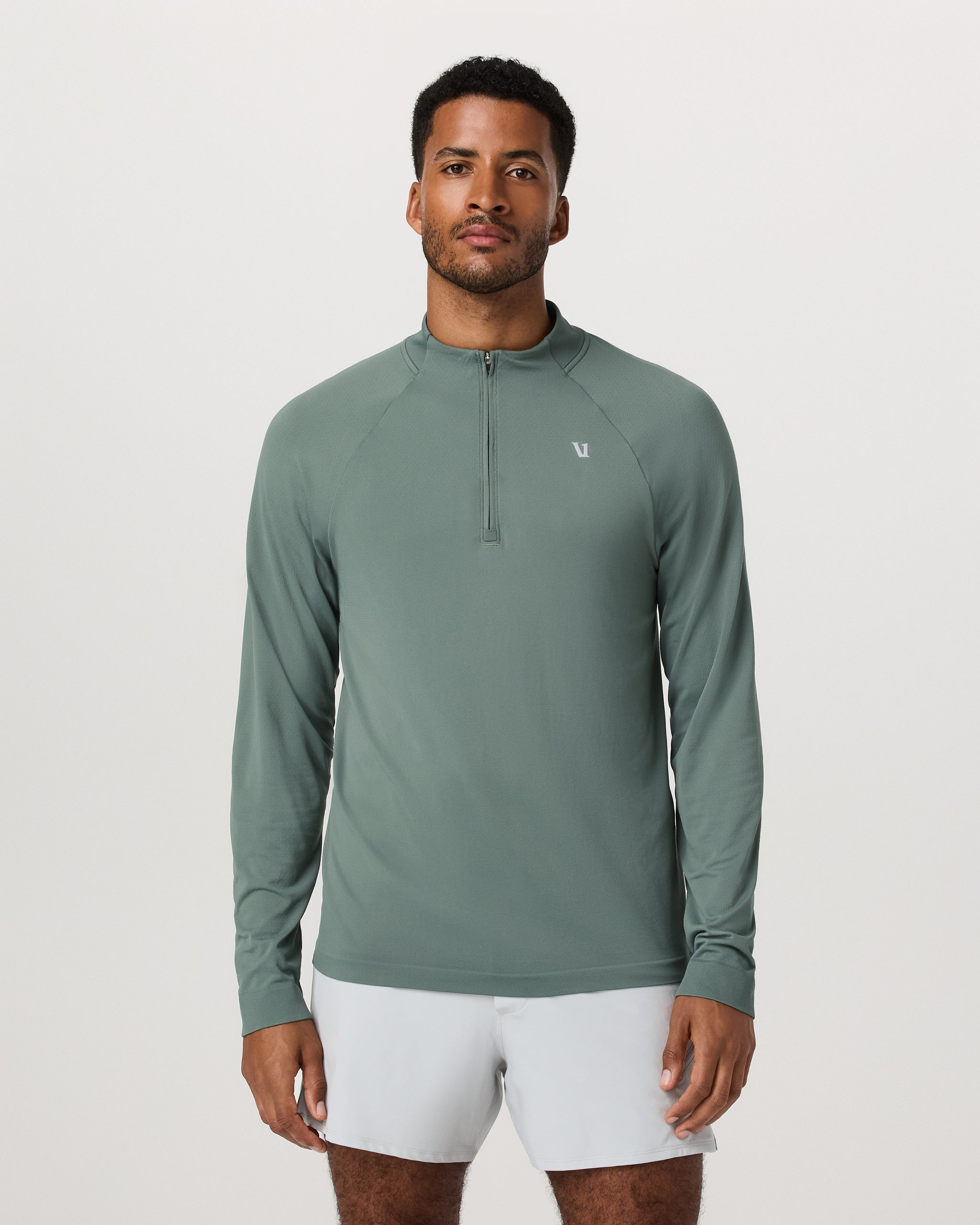 Clearview Seamless 1/4 Zip | Marsh