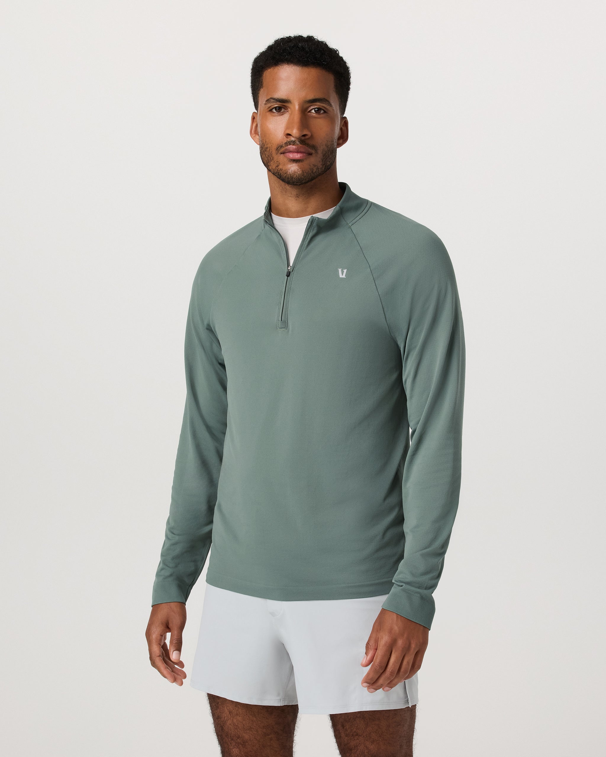 Clearview Seamless 1/4 Zip | Marsh