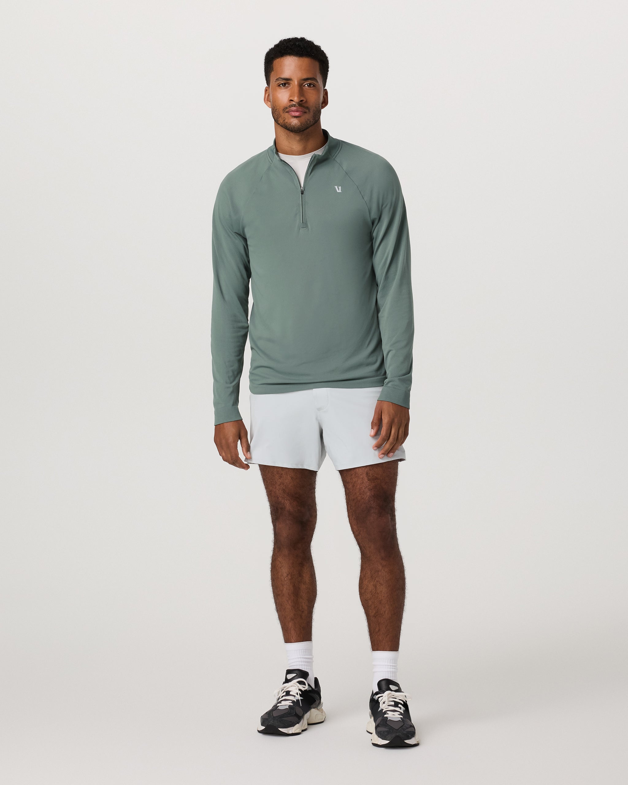 Clearview Seamless 1/4 Zip | Marsh