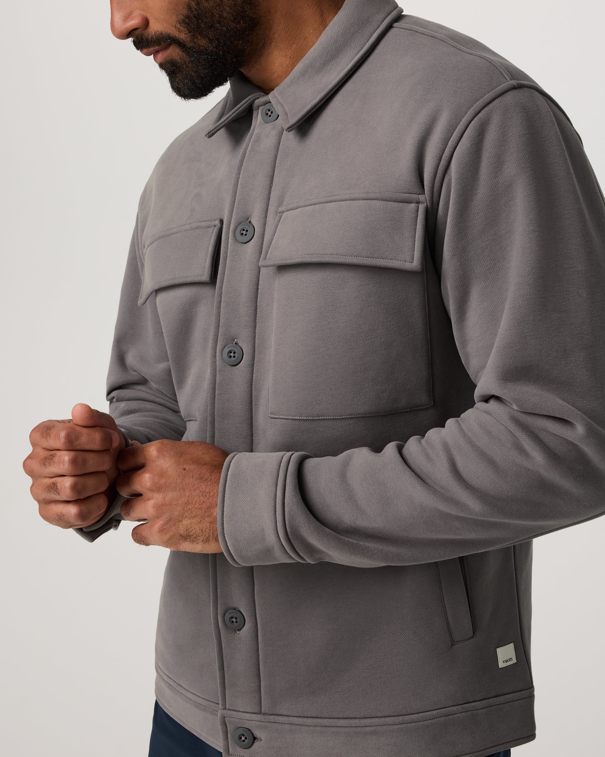 Seaside Shirt Jacket | Cavern Grey