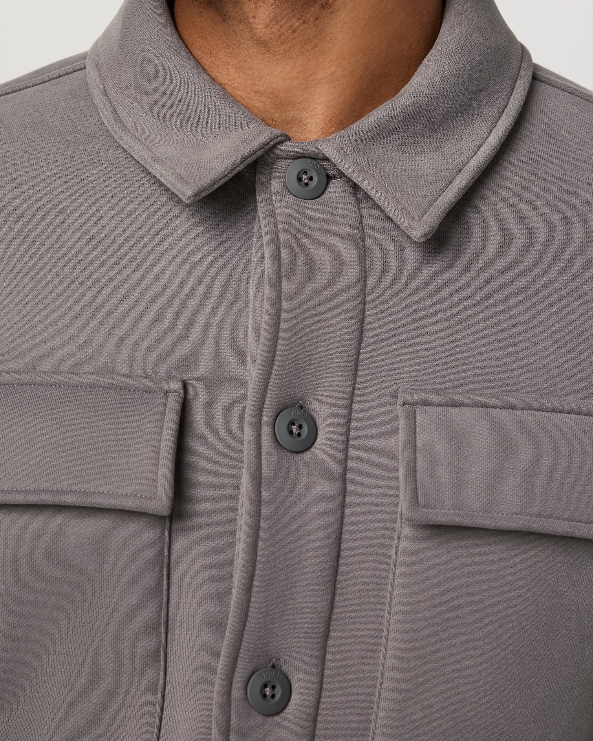 Seaside Shirt Jacket | Cavern Grey