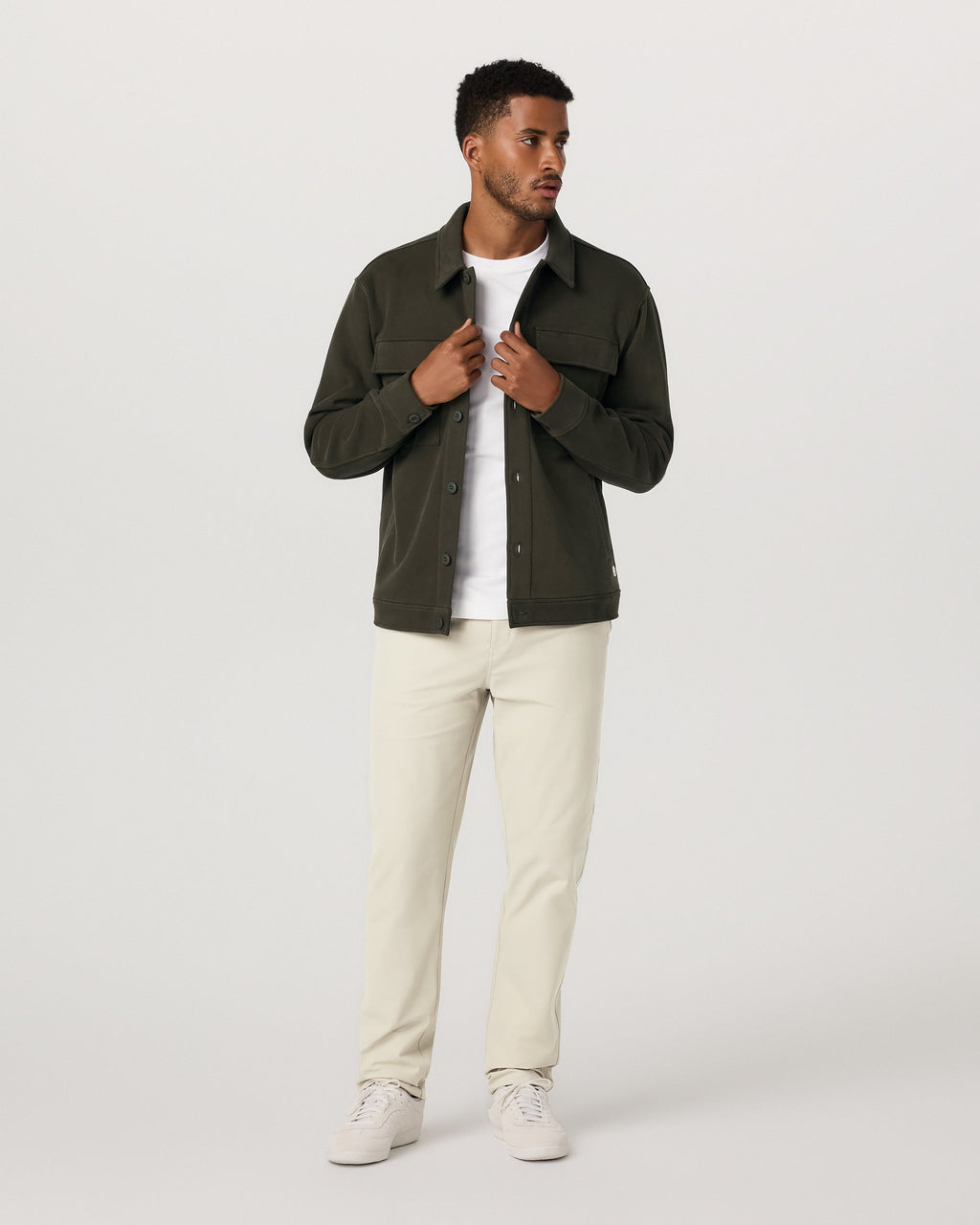 Seaside Shirt Jacket | Olive