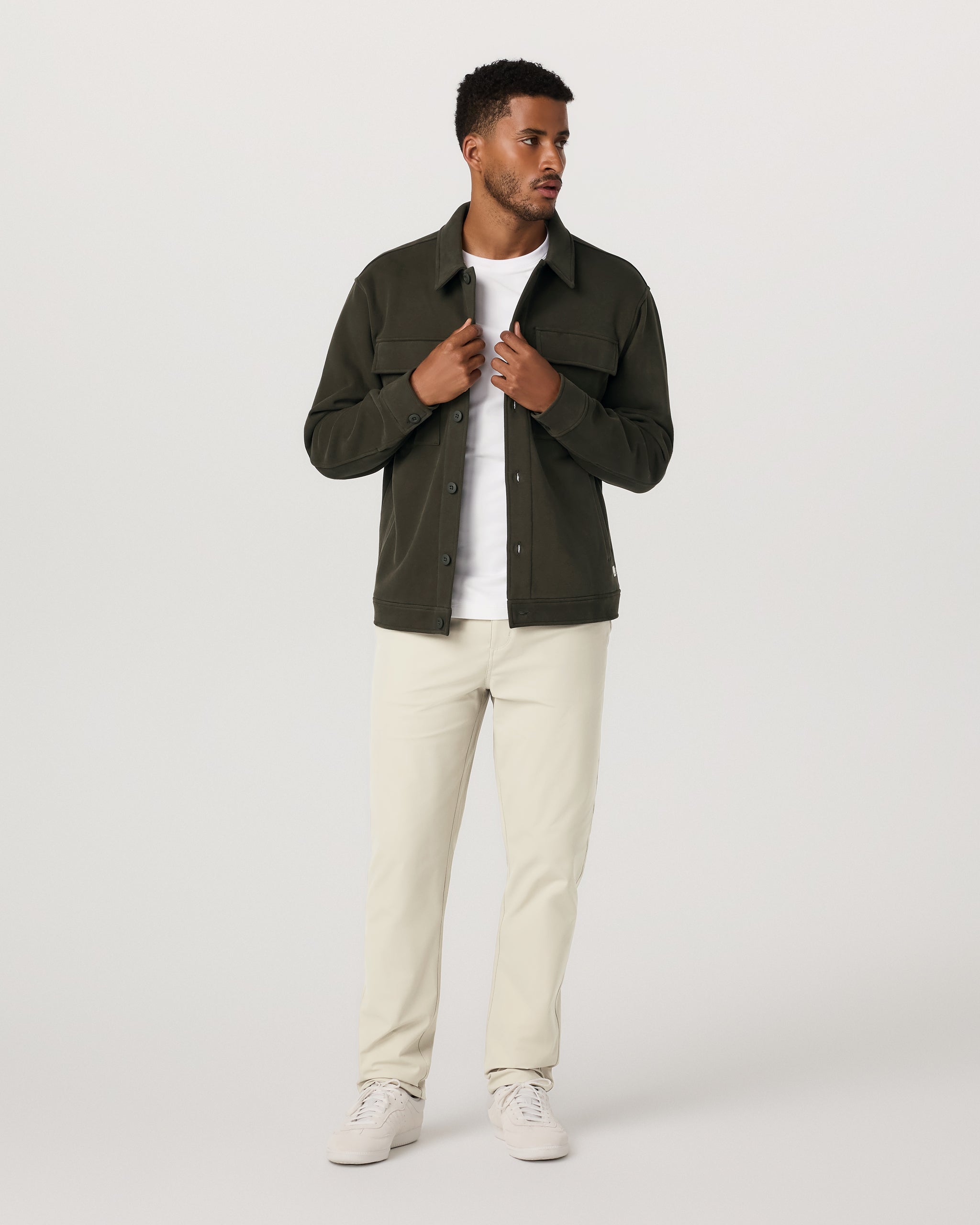 Seaside Shirt Jacket | Olive