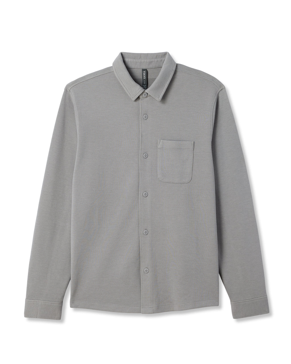 Long Sleeve Jeffreys Button Down Overshirt | Grey