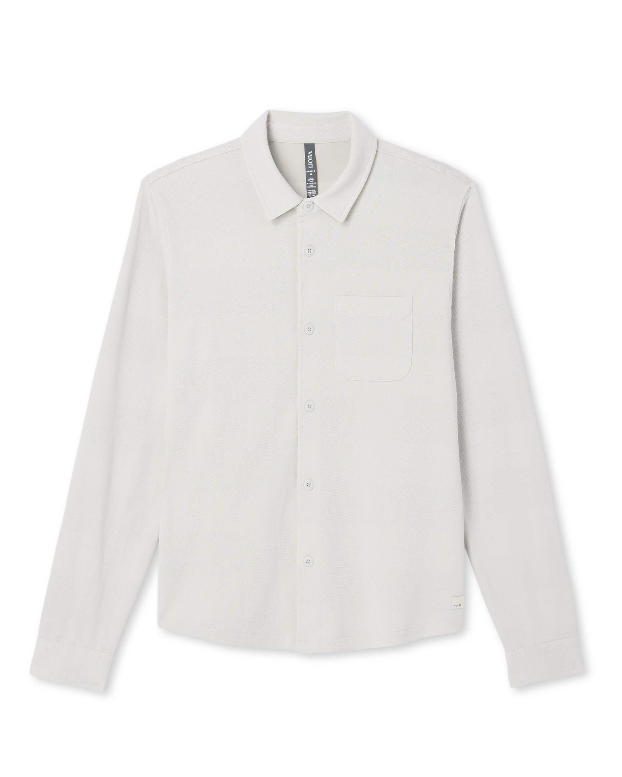Long Sleeve Jeffreys Button Down Overshirt | Winter Grey Heather