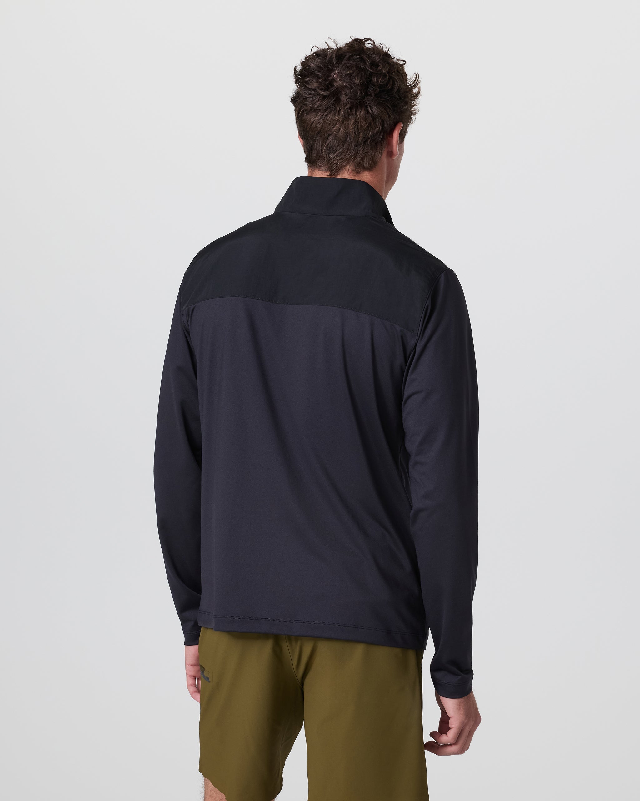 Sunday Element Half Zip | Black