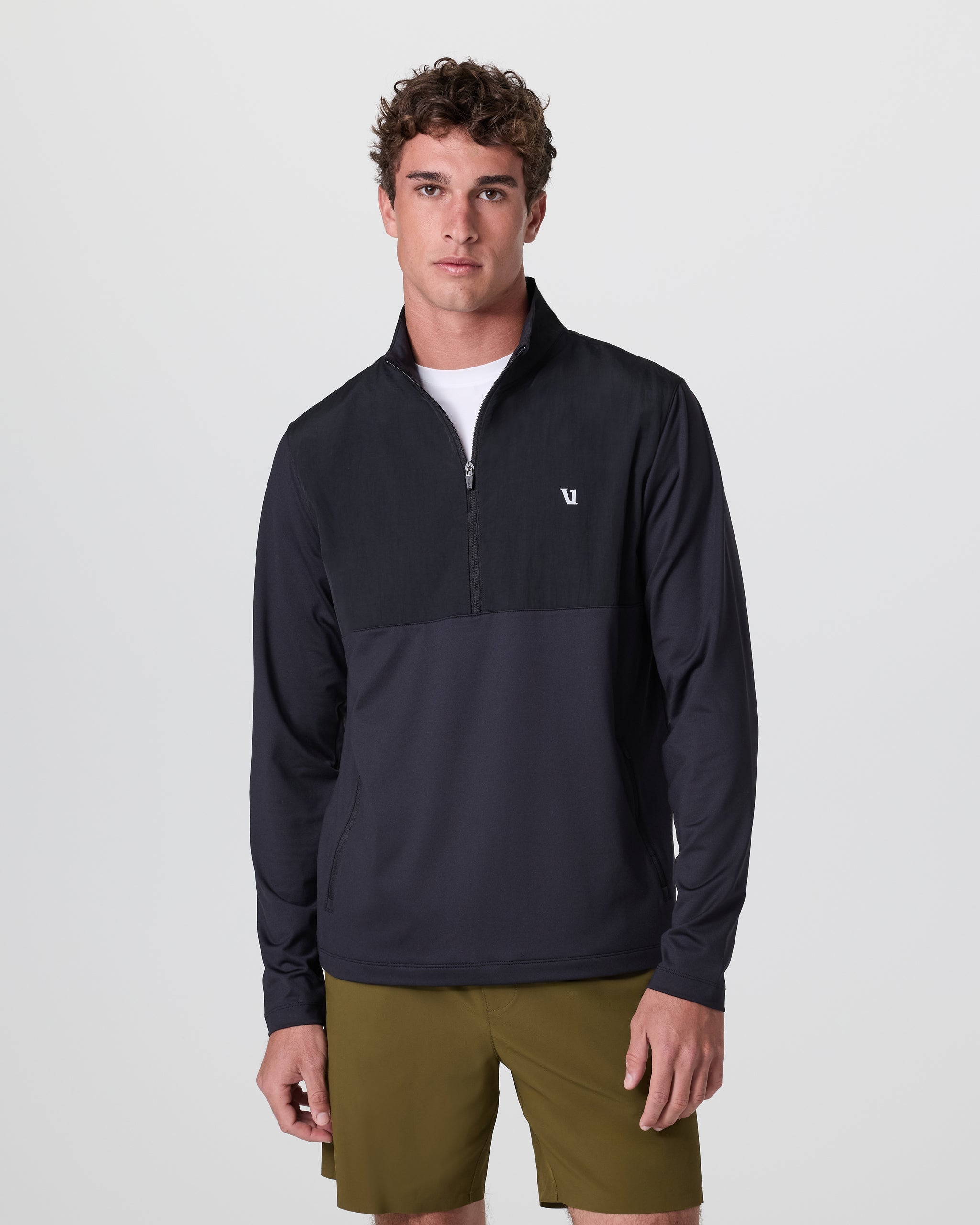 Sunday Element Half Zip | Black