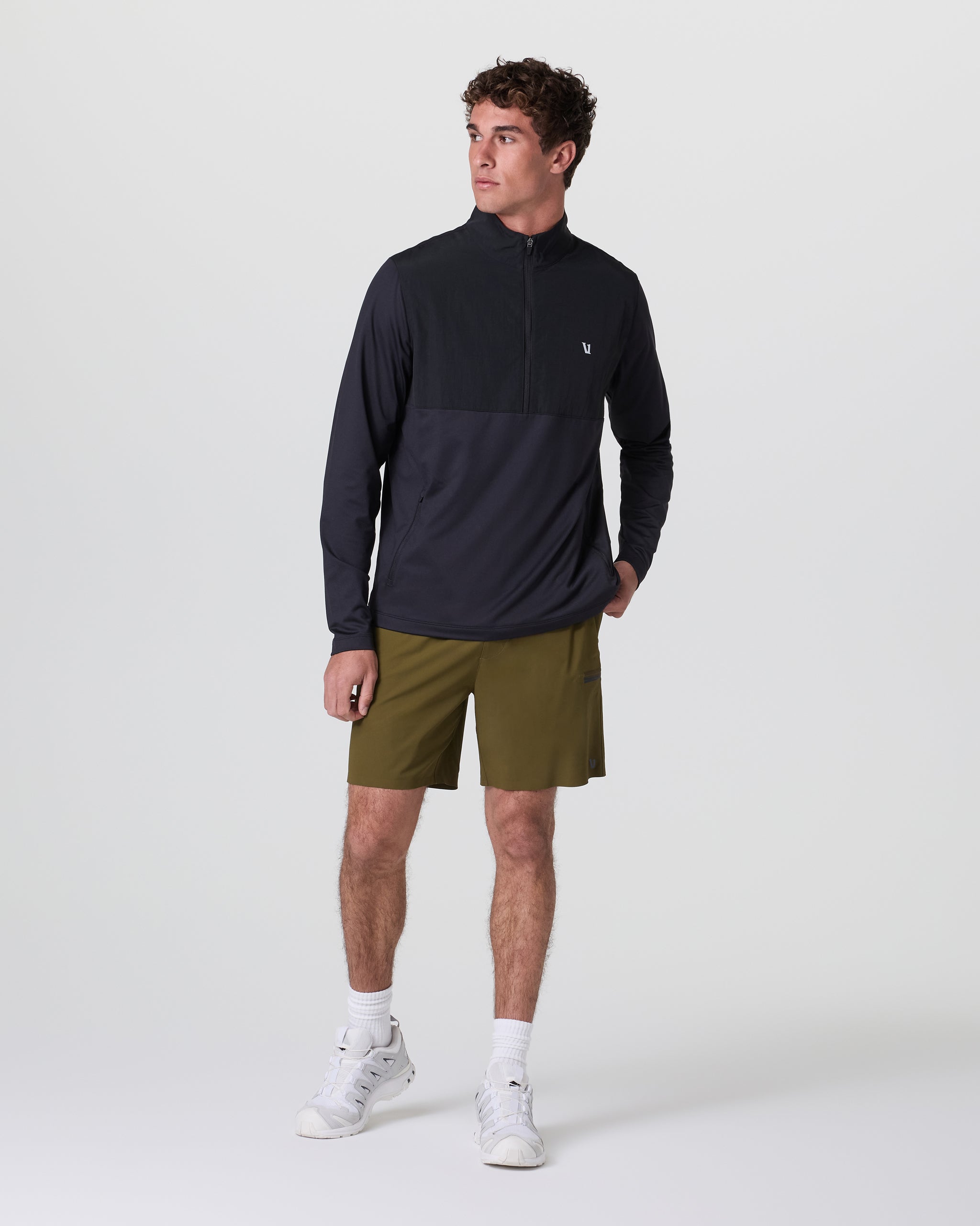 Sunday Element Half Zip | Black