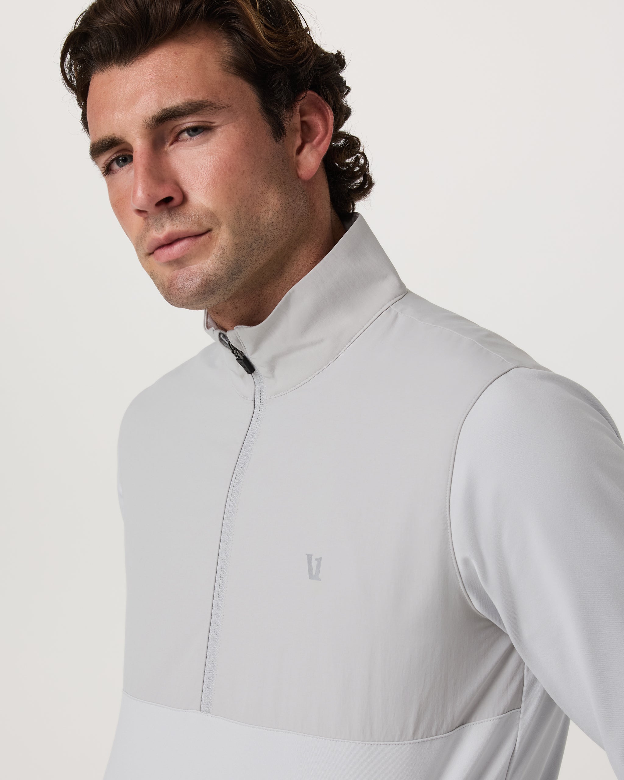 Sunday Element Half Zip | Frost Grey