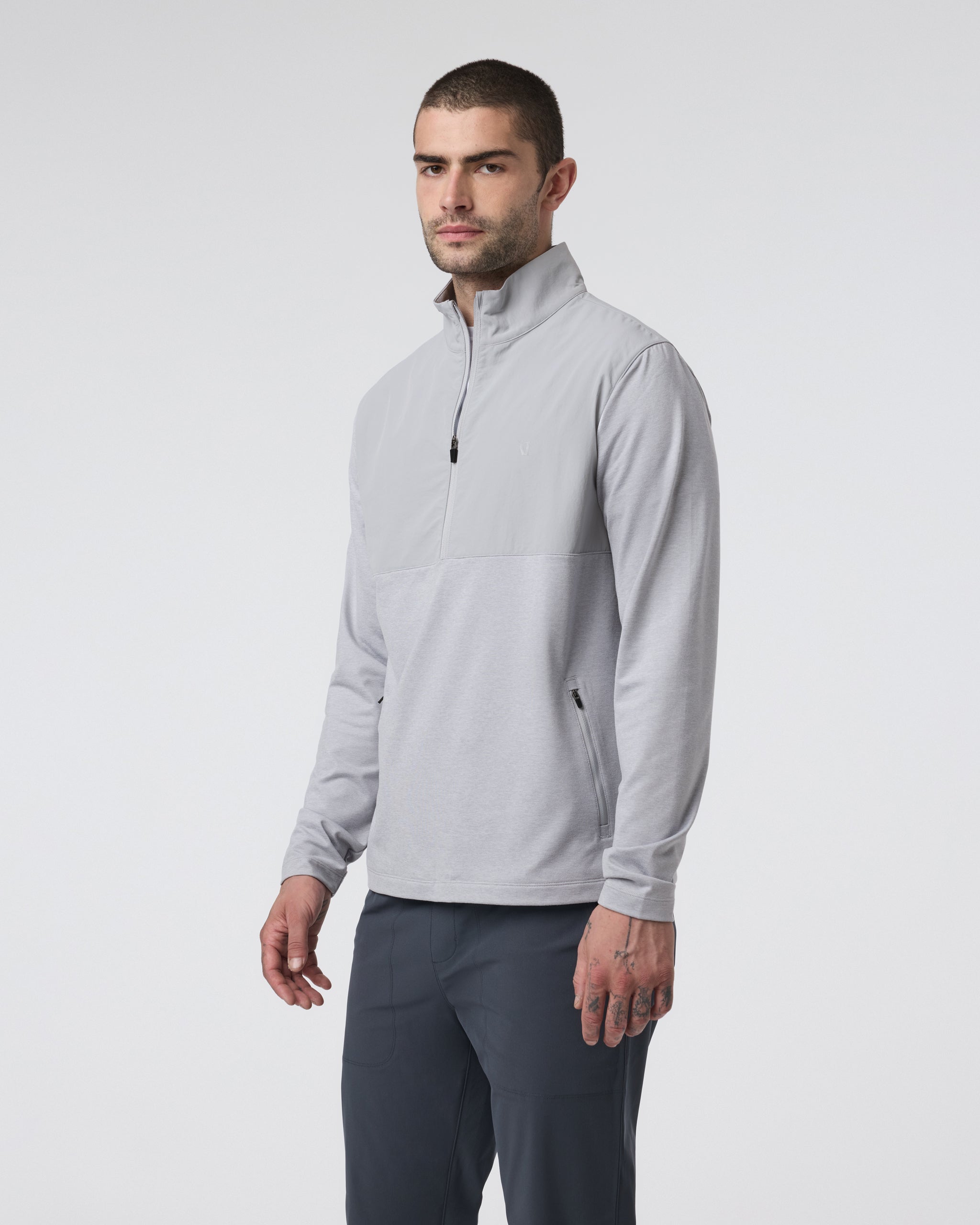 Sunday Element Half Zip | Platinum Heather