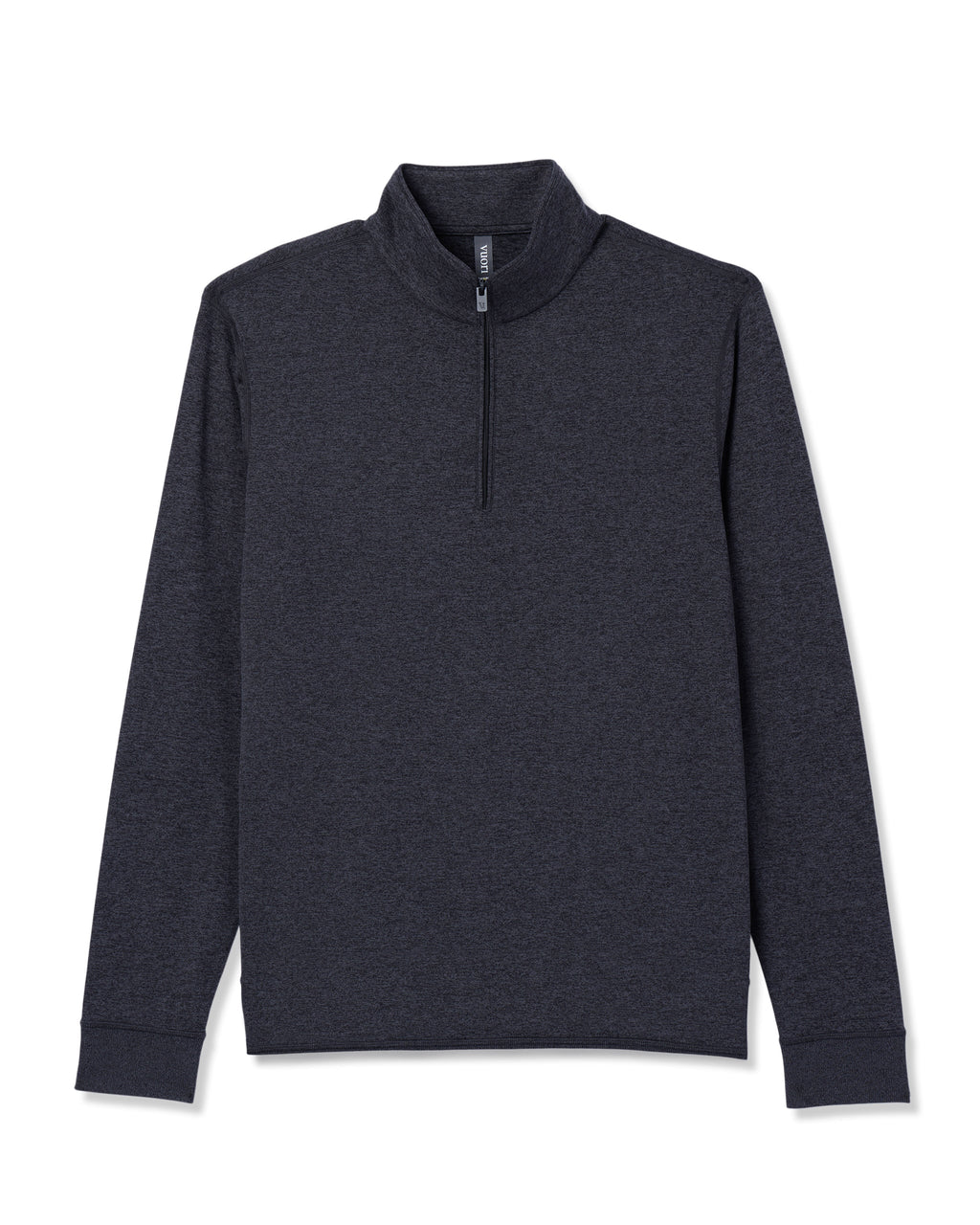 Ponto Half Zip Mock Neck | Charcoal Heather