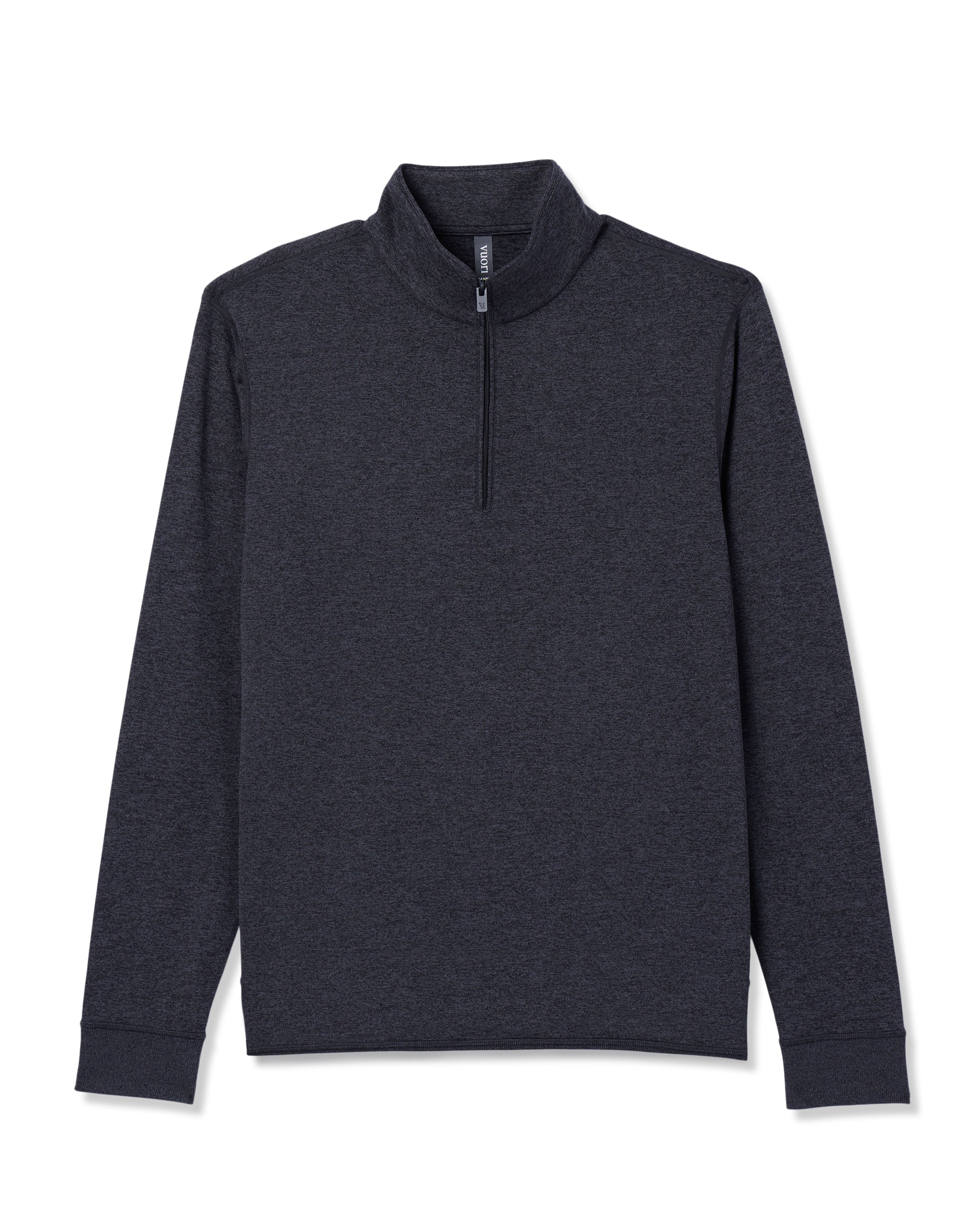 Ponto Half Zip Mock Neck | Charcoal Heather