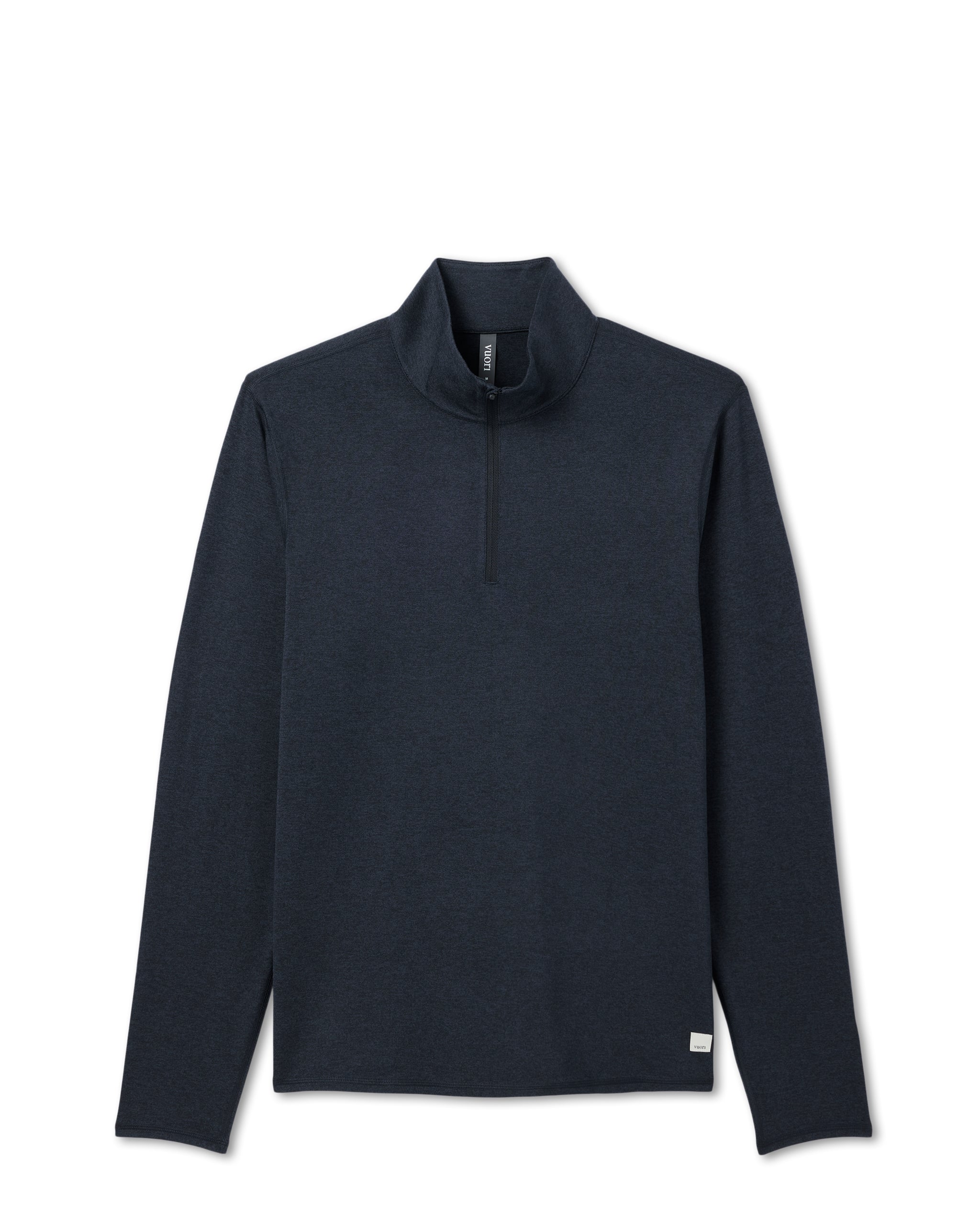 Ponto Half Zip Mock Neck | Ink Heather