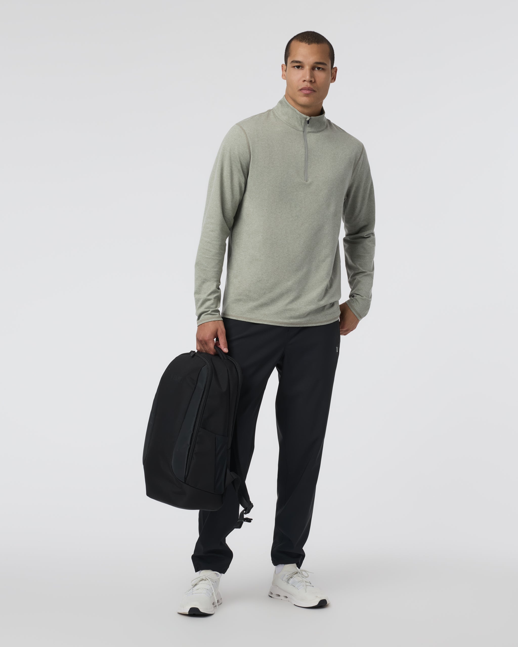 Ponto Half Zip Mock Neck | Laurel Heather