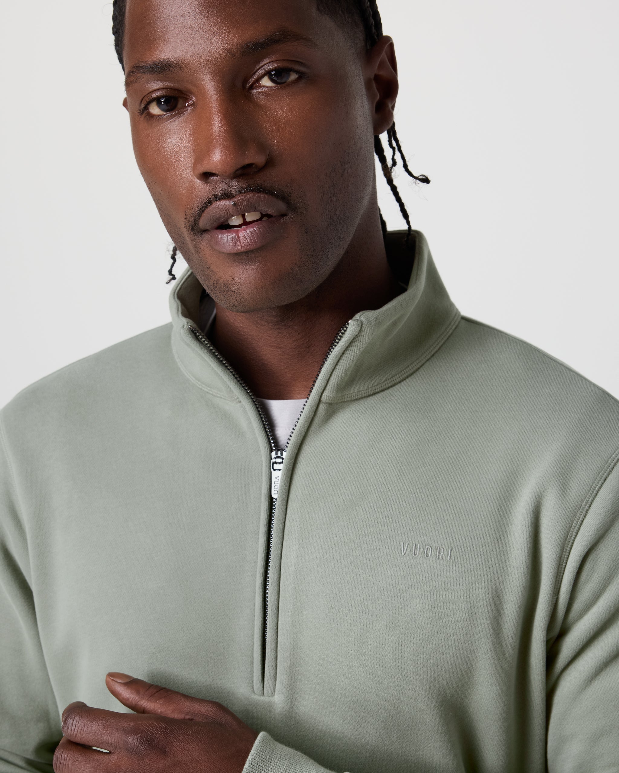 Cypress 1/4 Zip 2.0 | Agave Green
